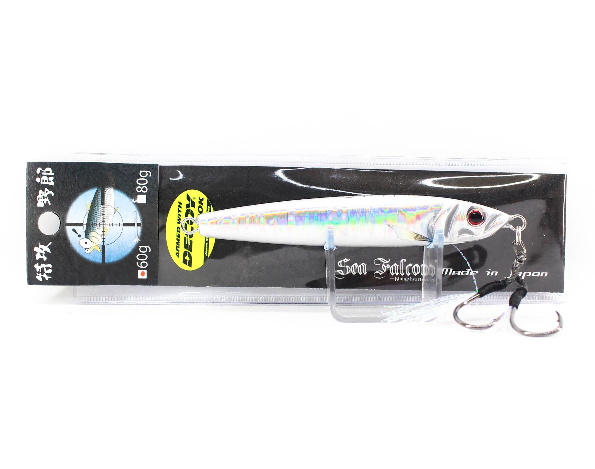 Sea Falcon Metal Jig Sharp Shooter 60 grams 09 Silver (2539)