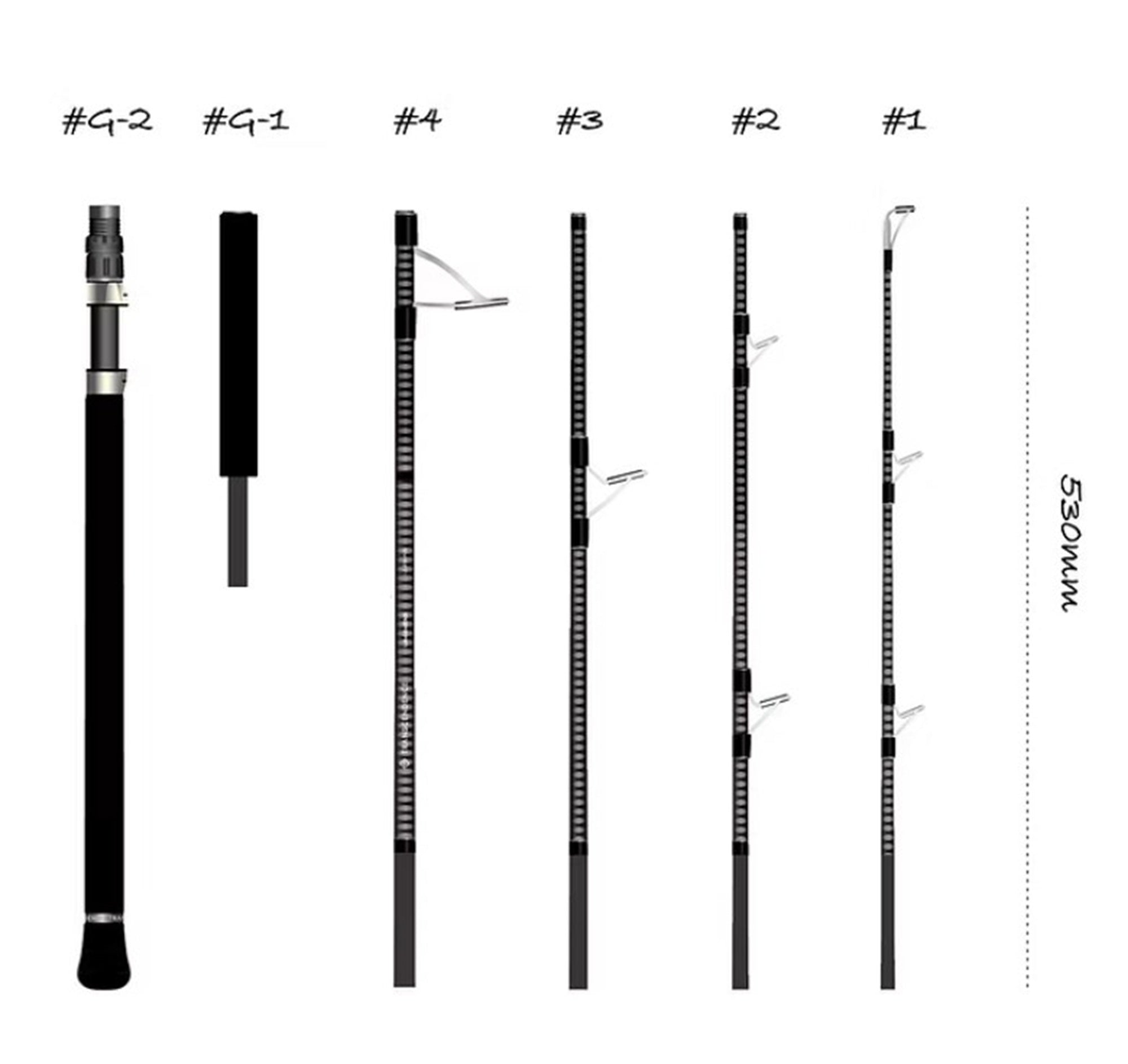 Transcendence Rod Spinning Laulau 83 GT-S Rev 3.0 8.3ft 5 Piece (1331)