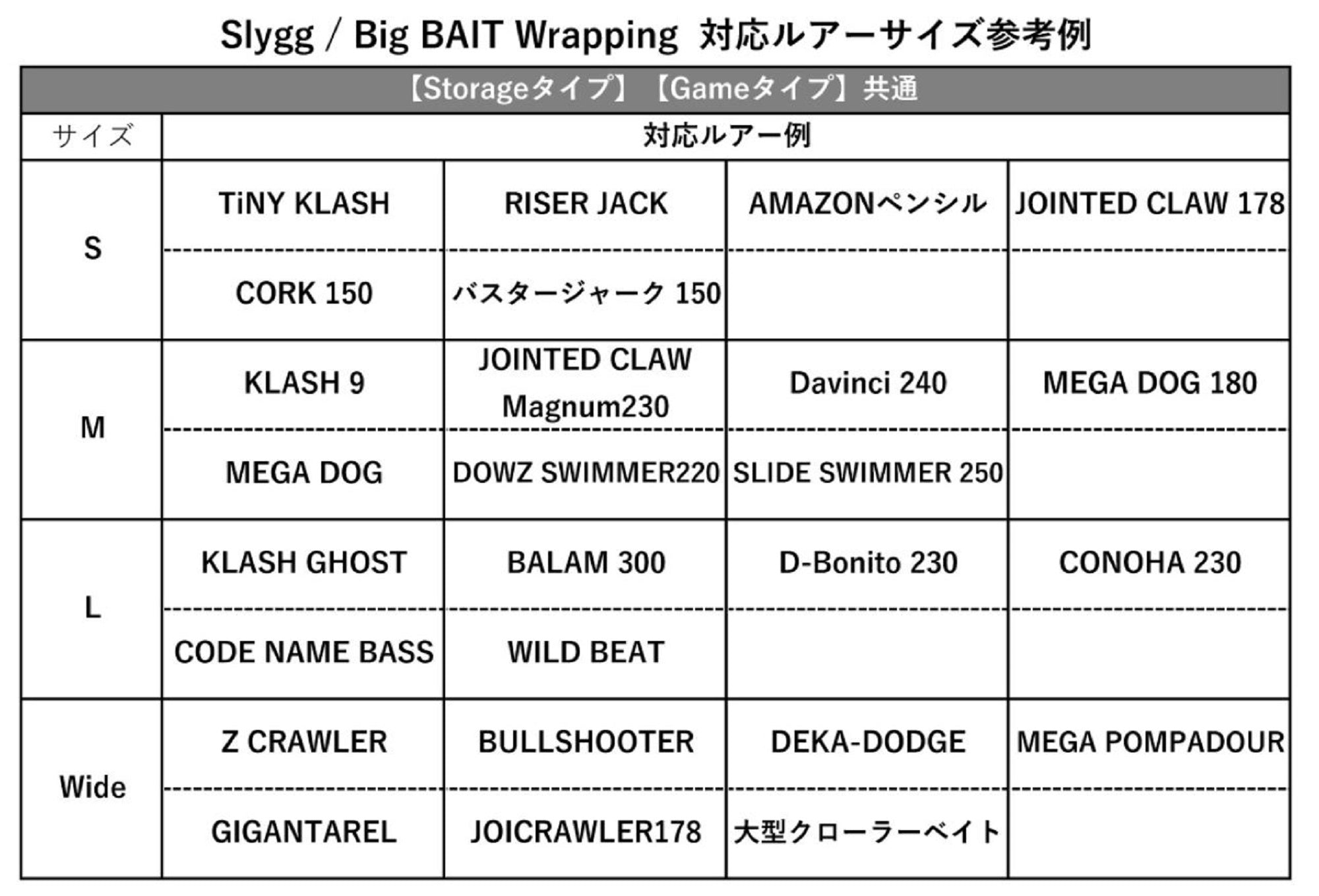 Slygg Big Bait Wrapping Soft Case Size L 330 x 135mm (0075)