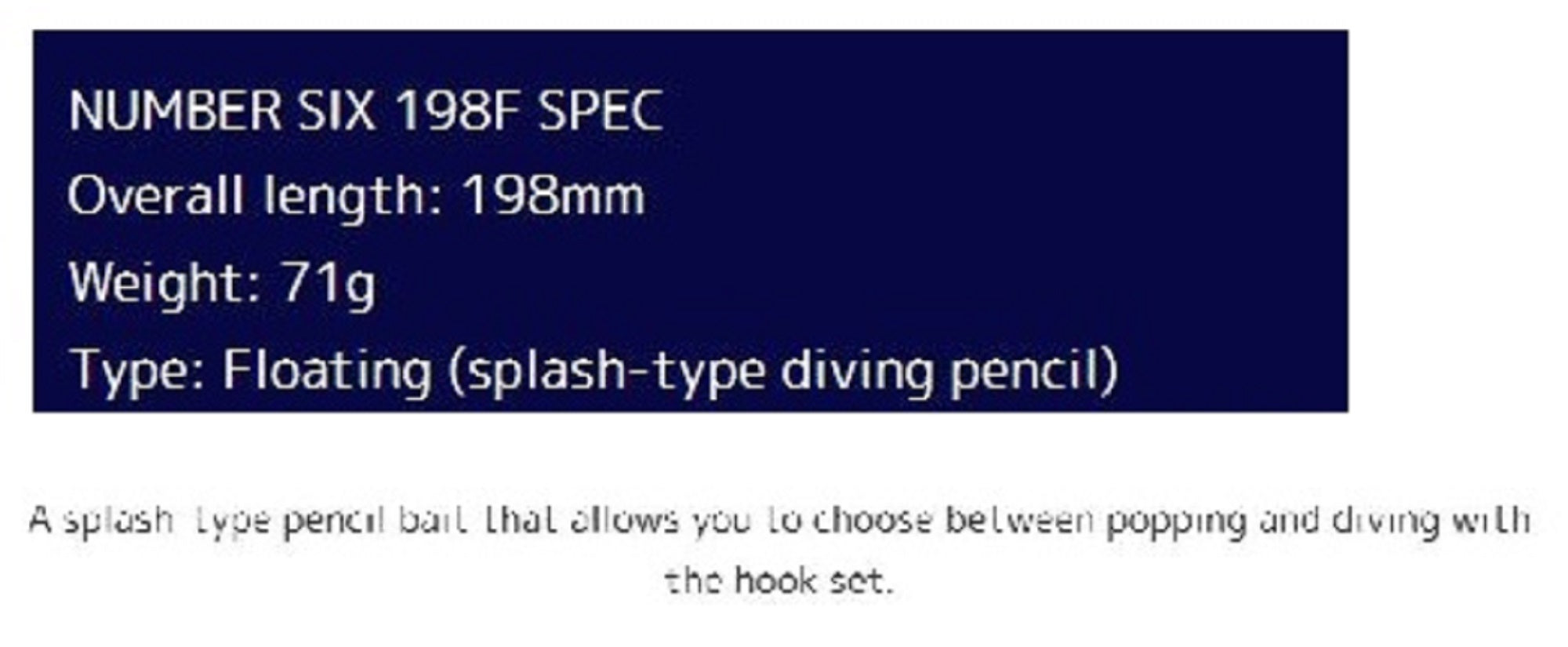 Good Bait Number Six 198F 198mm 71 grams Floating Lure Jerk Pink (0710)