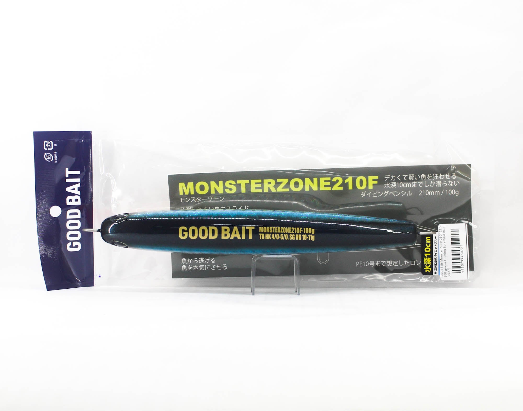Good Bait Monster Zone 210F 210mm 100 grams Floating Lure Pilot Blue (0727)