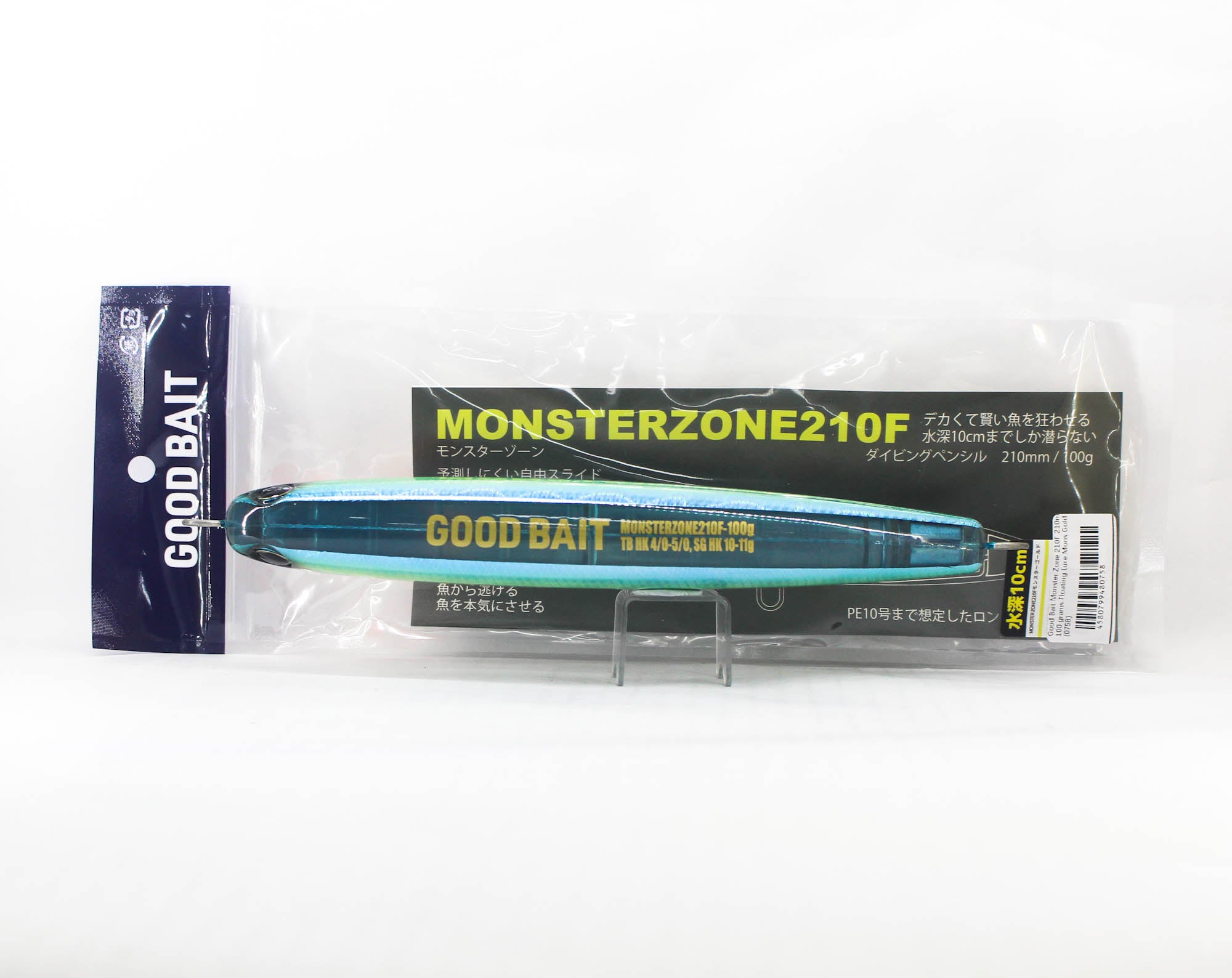 Good Bait Monster Zone 210F 210mm 100 grams Floating Lure Mons Gold (0758)