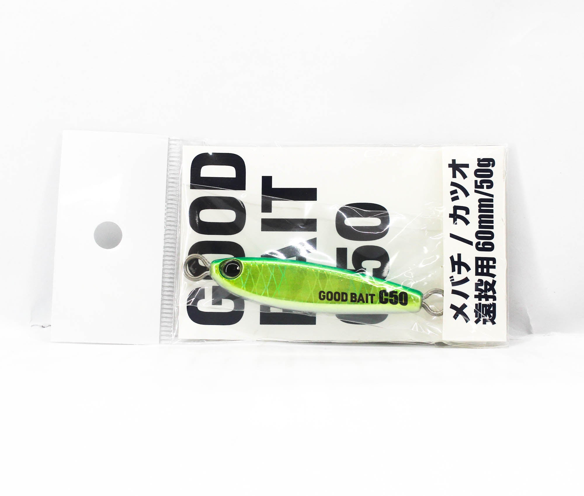 Good Bait Metal Jig C50 60mm 50 grams Lime Gold (0963)
