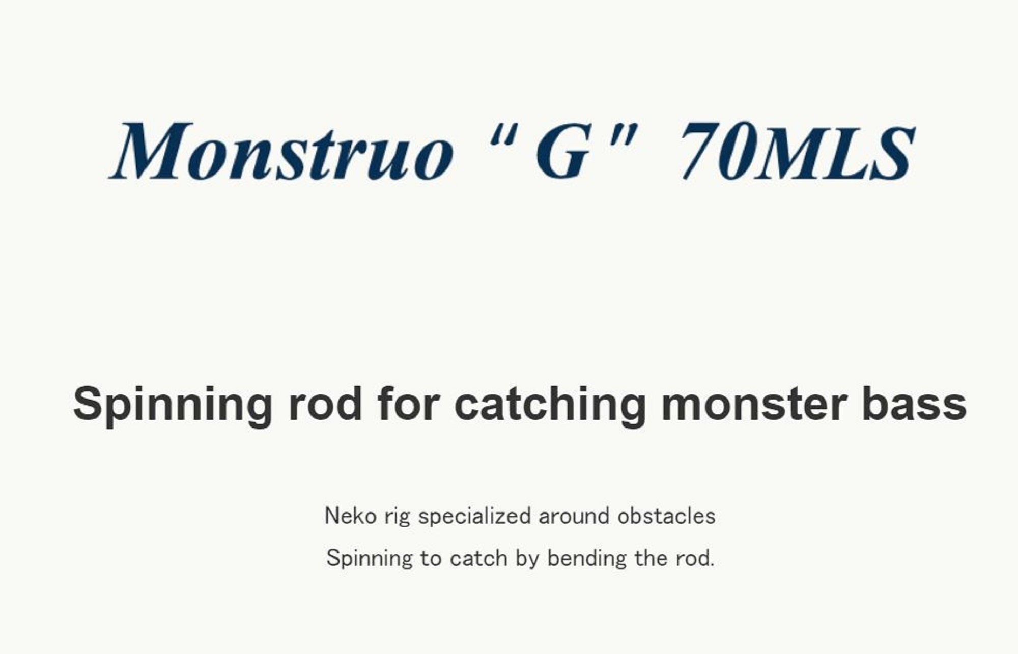 Sale Tulala Rod Spinning Monstruo 70 MLS (1074)