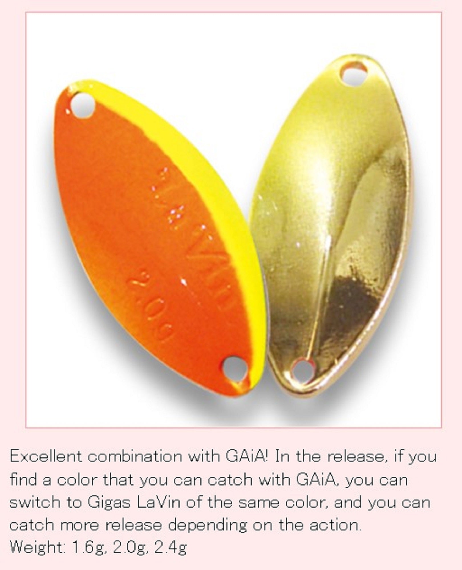 God Hands Gigas Lavin 1.6 grams Sinking Lure 42 (1233)