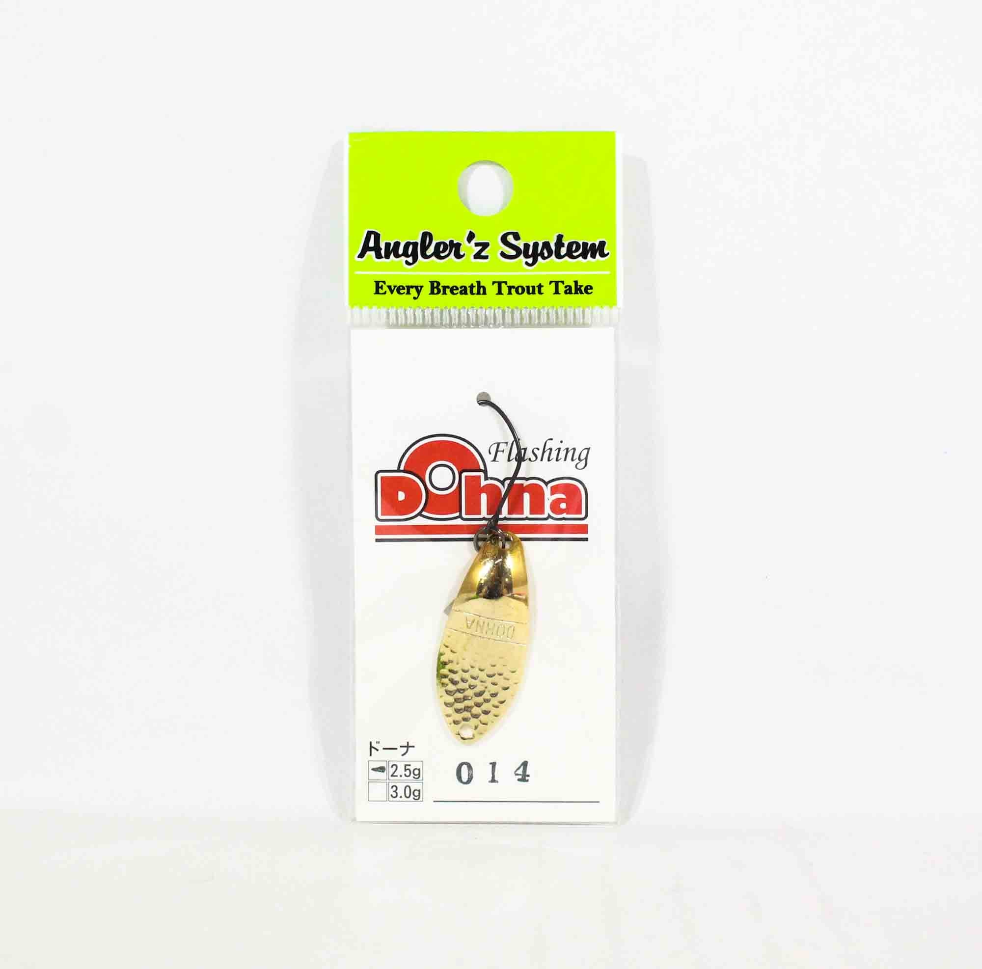 Sale Anglers System Antem Dohna 2.5 grams Spoon Sinking Lure 014 (3193)