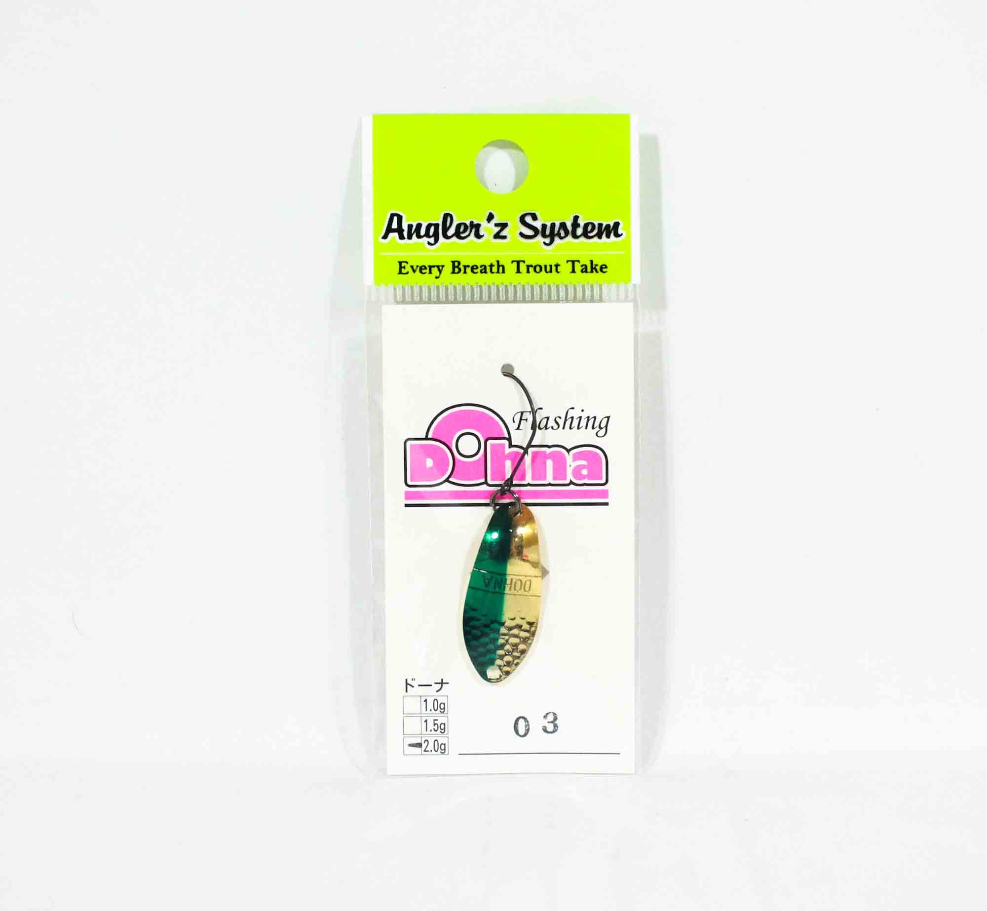 Sale Anglers System Antem Dohna 2.0 grams Spoon Sinking Lure 03 (4473)