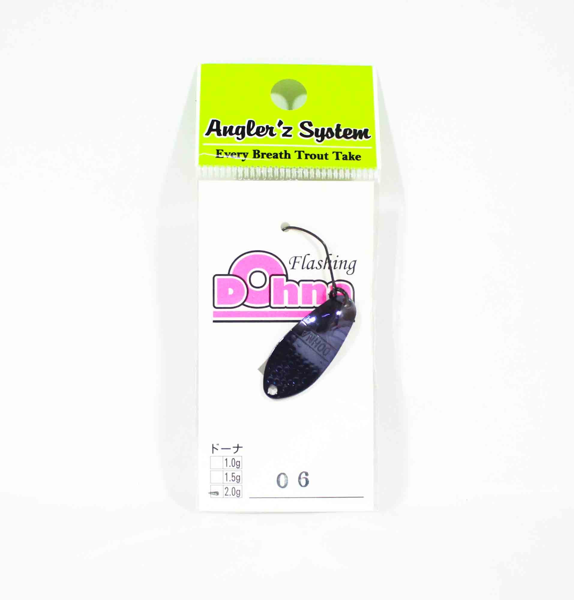 Sale Anglers System Antem Dohna 2.0 grams Spoon Sinking Lure 06 (4503)