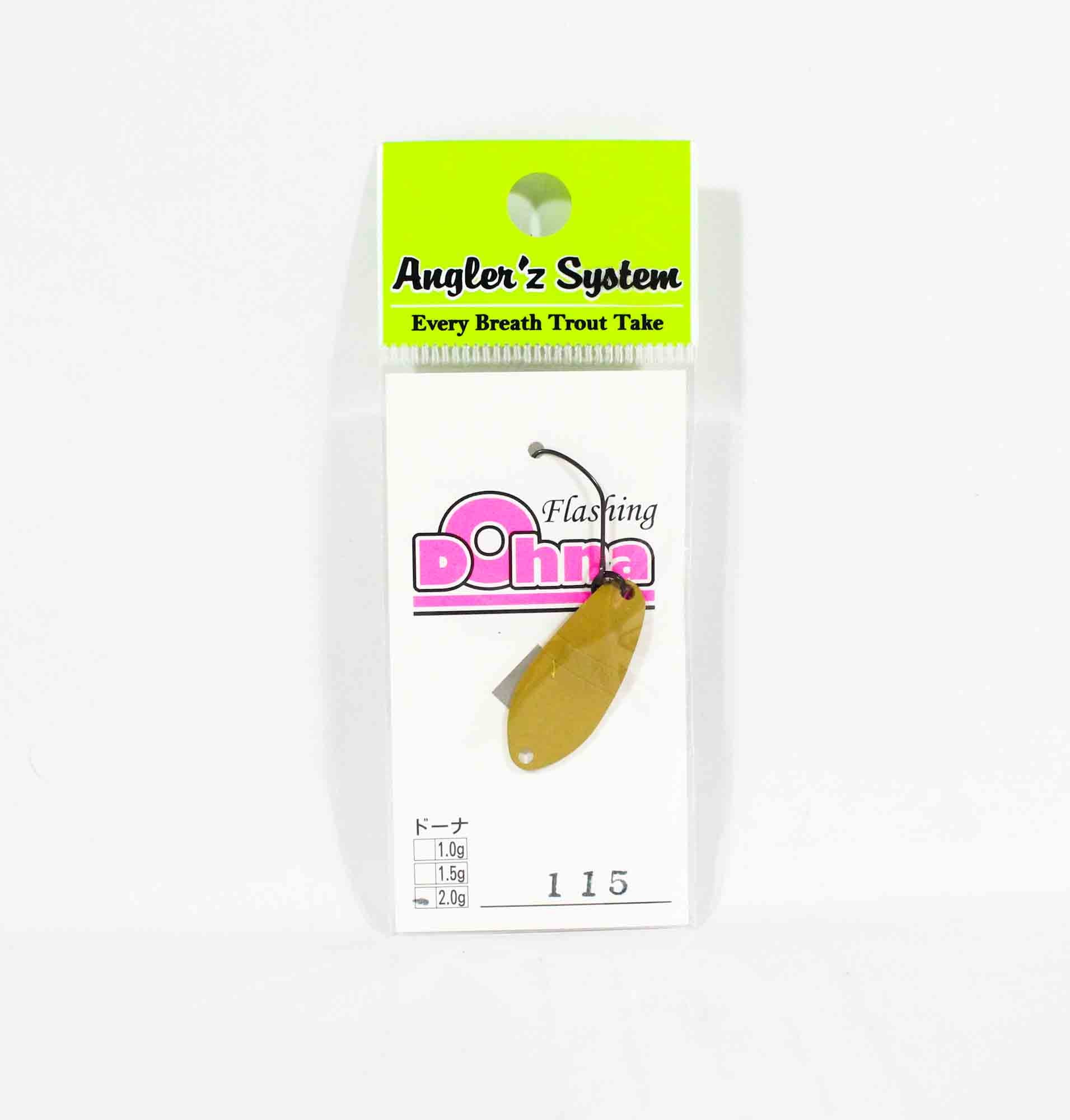 Sale Anglers System Antem Dohna 2.0 grams Spoon Sinking Lure 115 (4800)