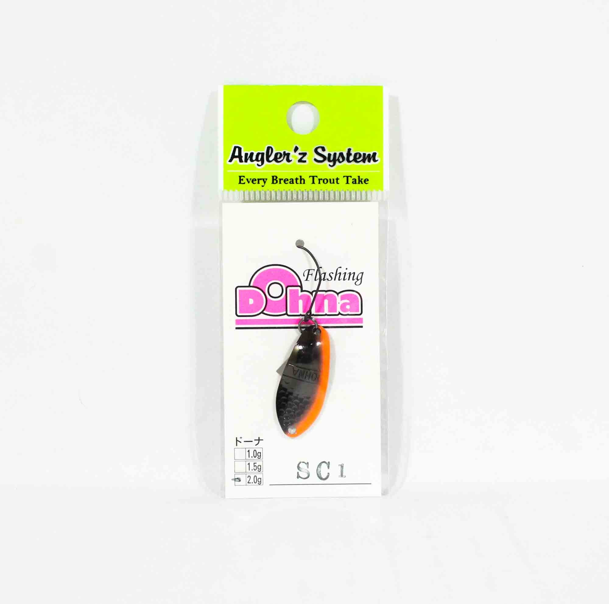 Sale Anglers System Antem Dohna 2.0 grams Spoon Sinking Lure SC1 (2217)