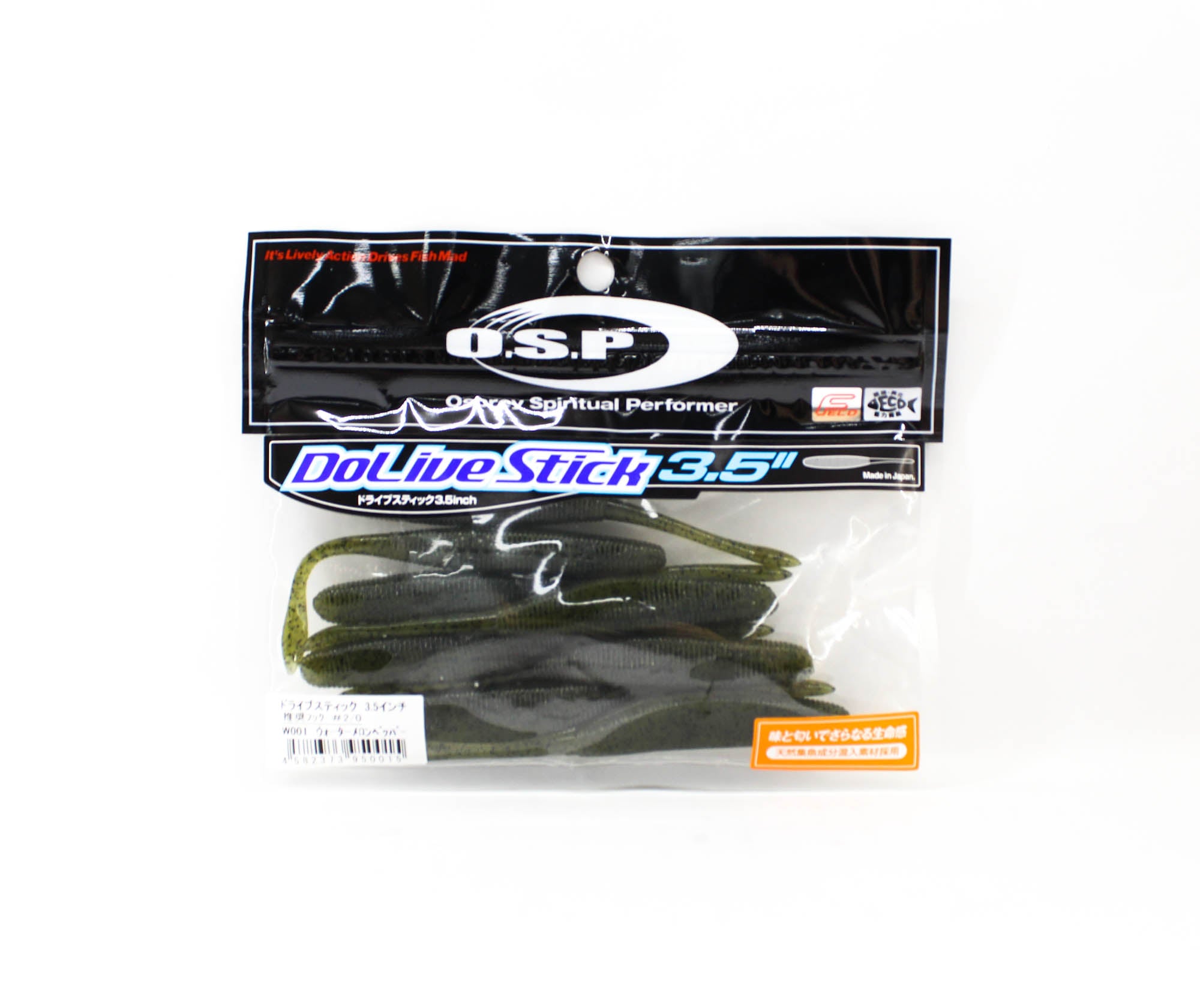 OSP Soft Lure Dolive Stick 3.5 Inches W-001 (0015)