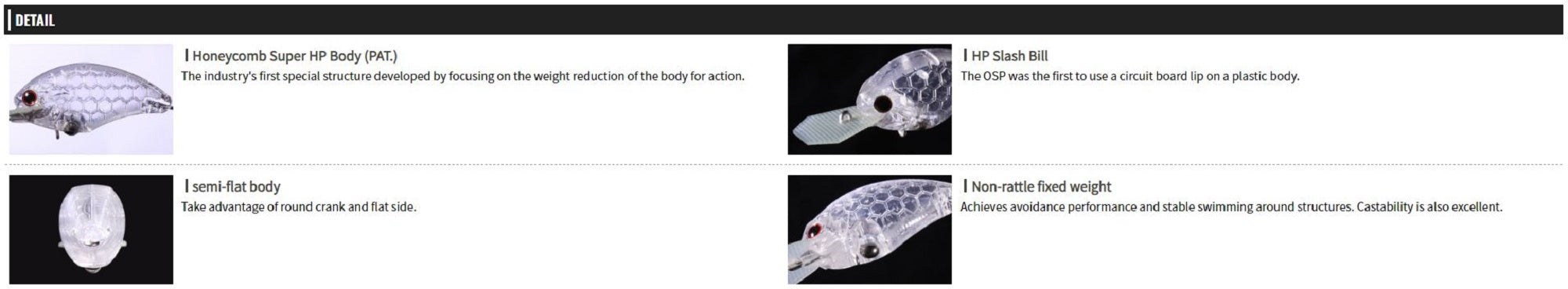 OSP Blitz Tiny MR 44 mm 6.3 grams Floating Lure P-23 (1432)