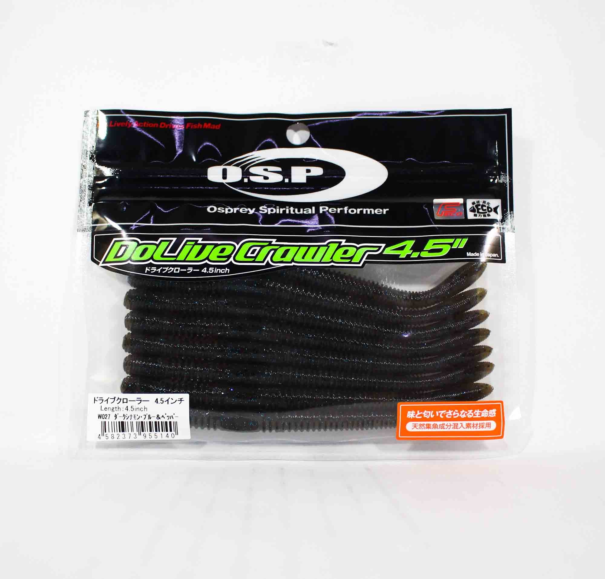 OSP Soft Lure Dolive Crawler 4.5 Inches W-027 (5140)