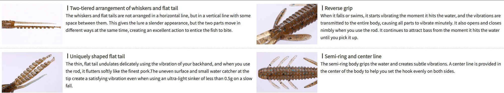 OSP Soft Lure Dolive Shrimp 3 Inches W-001 (5621)