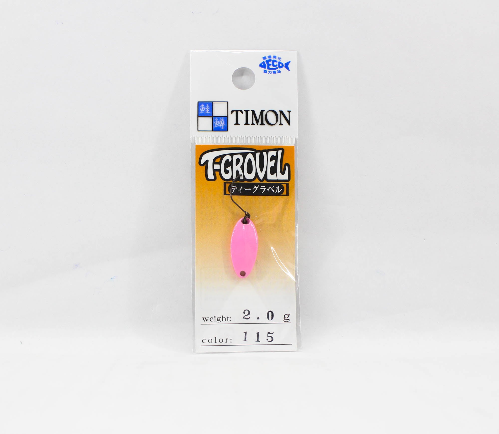 Jackall Timon T Grovel Trout Spoon 2.0 Grams 115 Tackey Pink (3869)