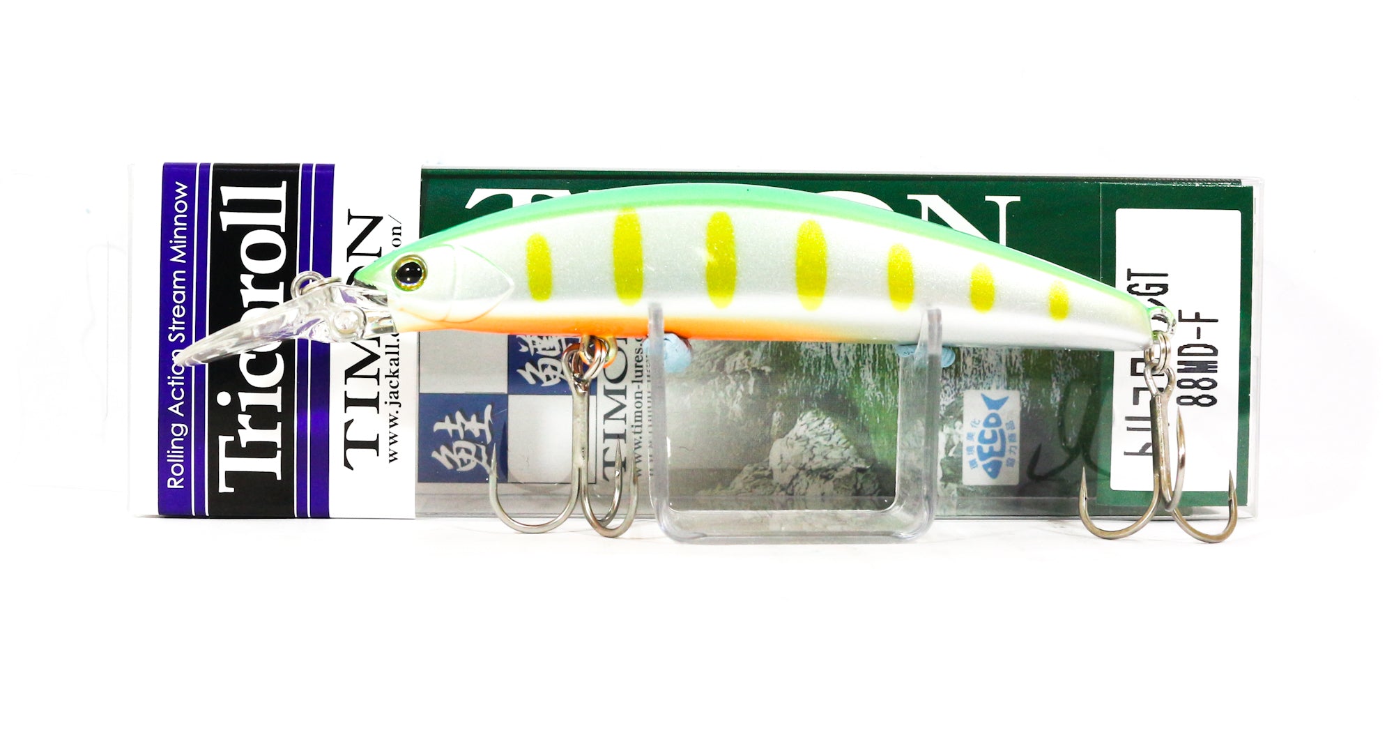 Jackall Timon Tricoroll GT 88 MD-F Floating Lure Wakabazakura Yamame (7935)