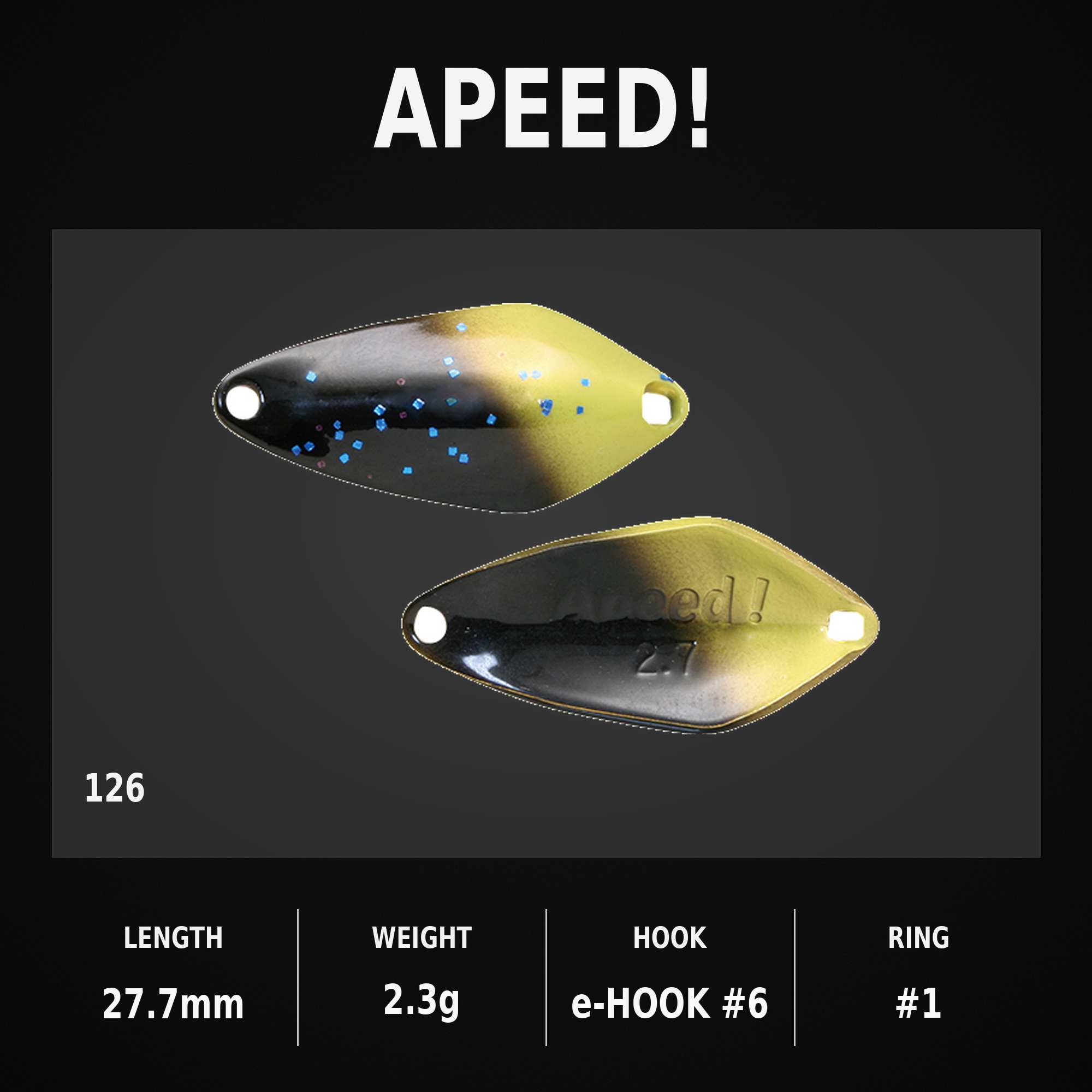 Jackall Timon Apeed Trout Spoon 2.3 grams 126 (2236)