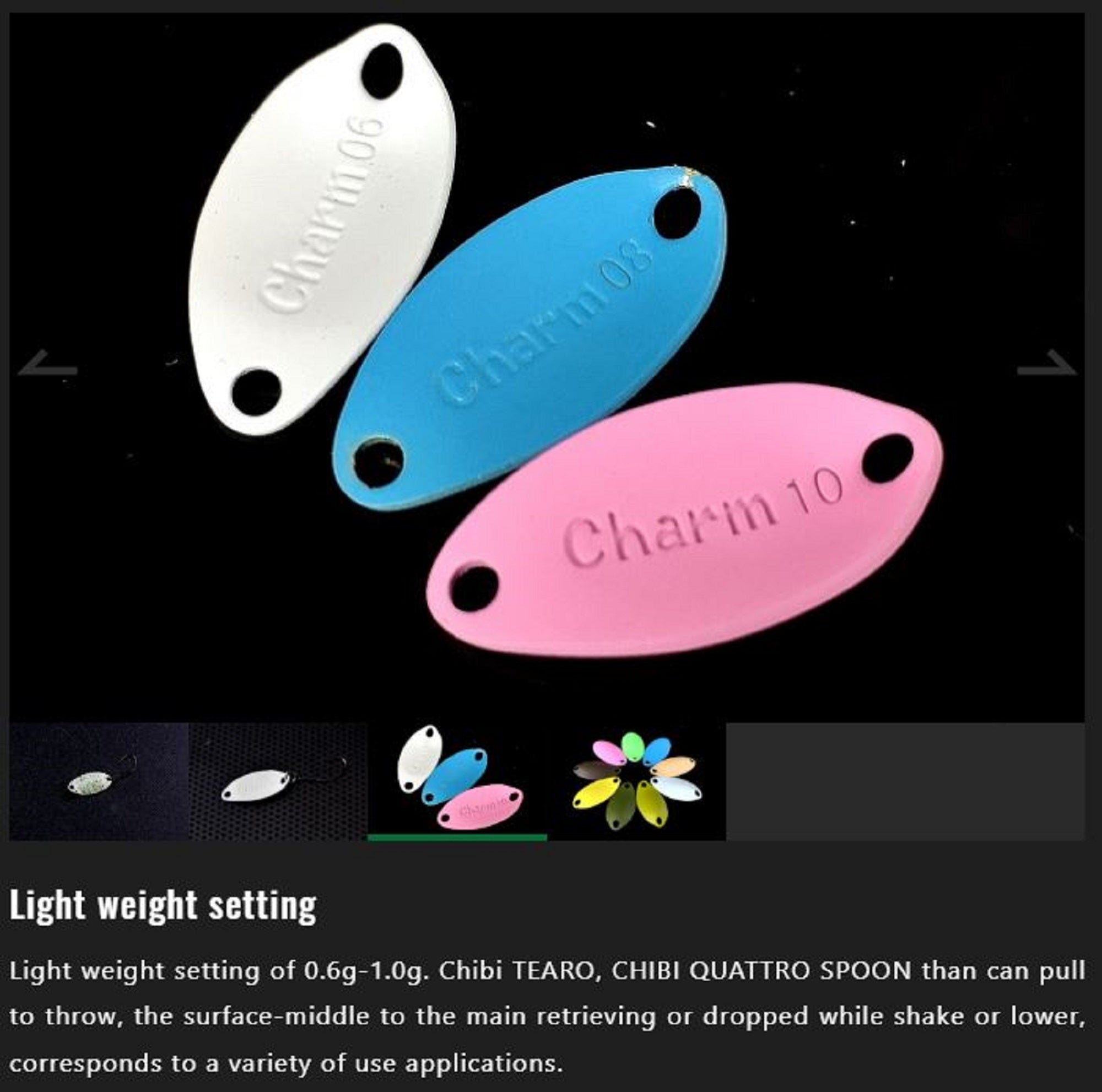 Jackall Timon Charm Trout Spoon 1.0 grams 35 White (2748)