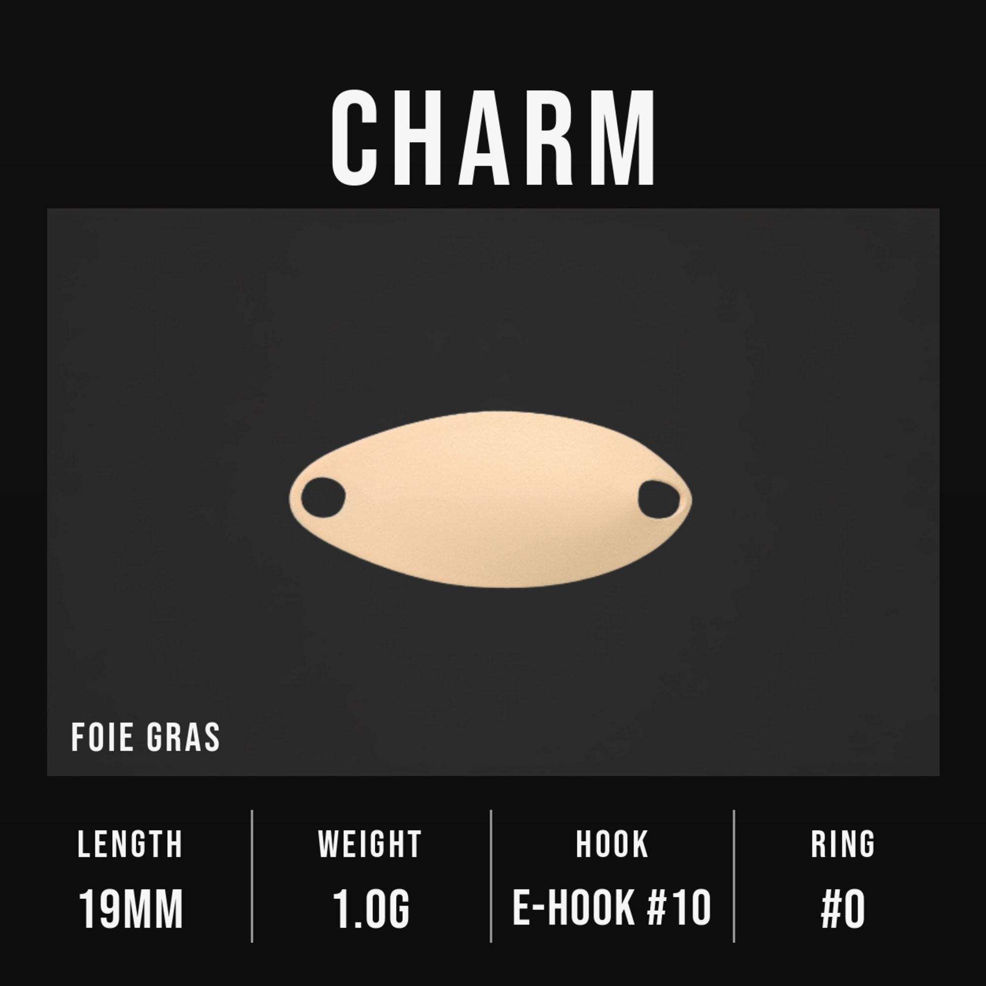Jackall Timon Charm Trout Spoon 1.0 grams 87 Foie Gras (2762)