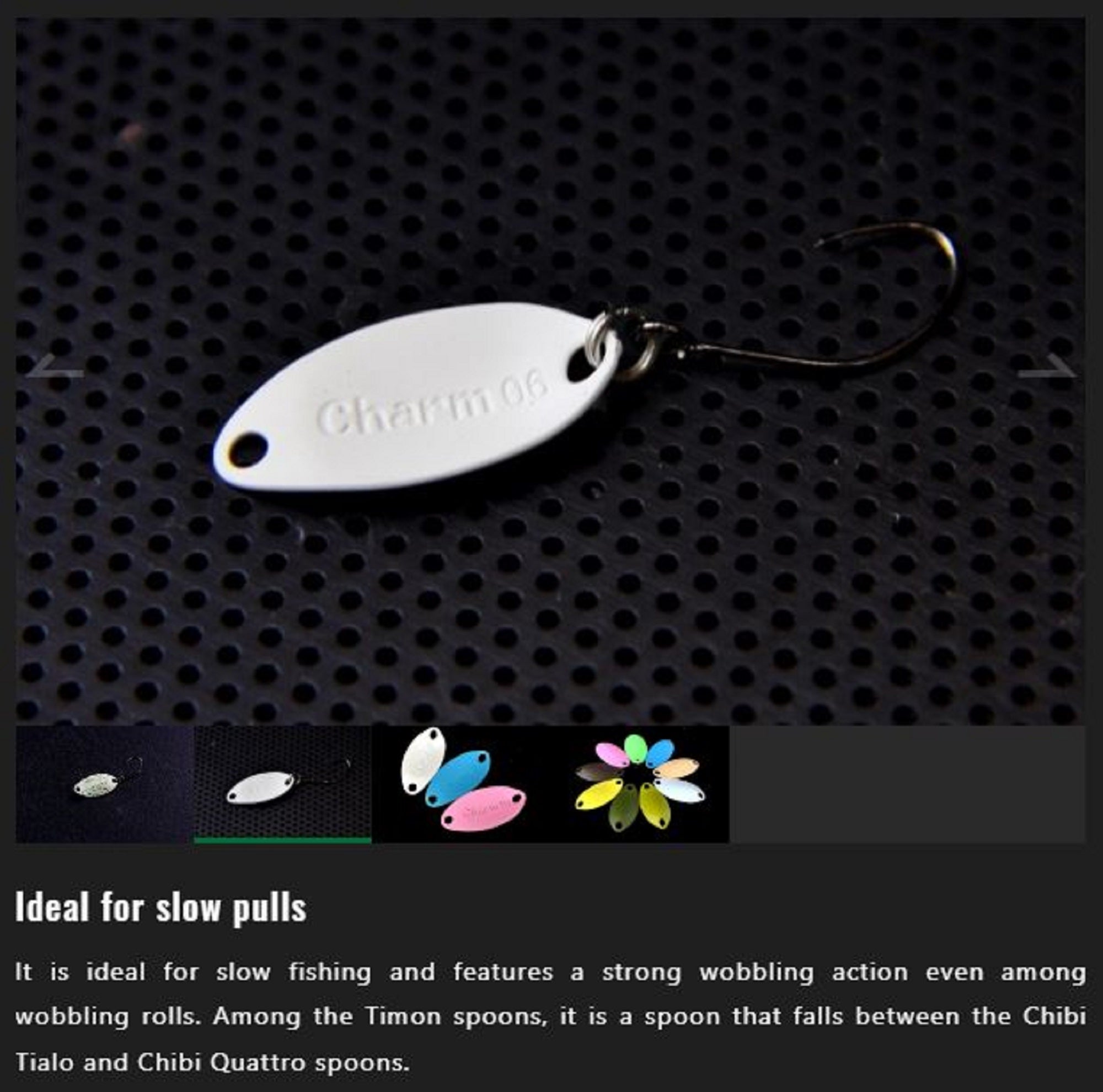 Jackall Timon Charm Trout Spoon 1.0 grams 129 Endo Chappy (2786)