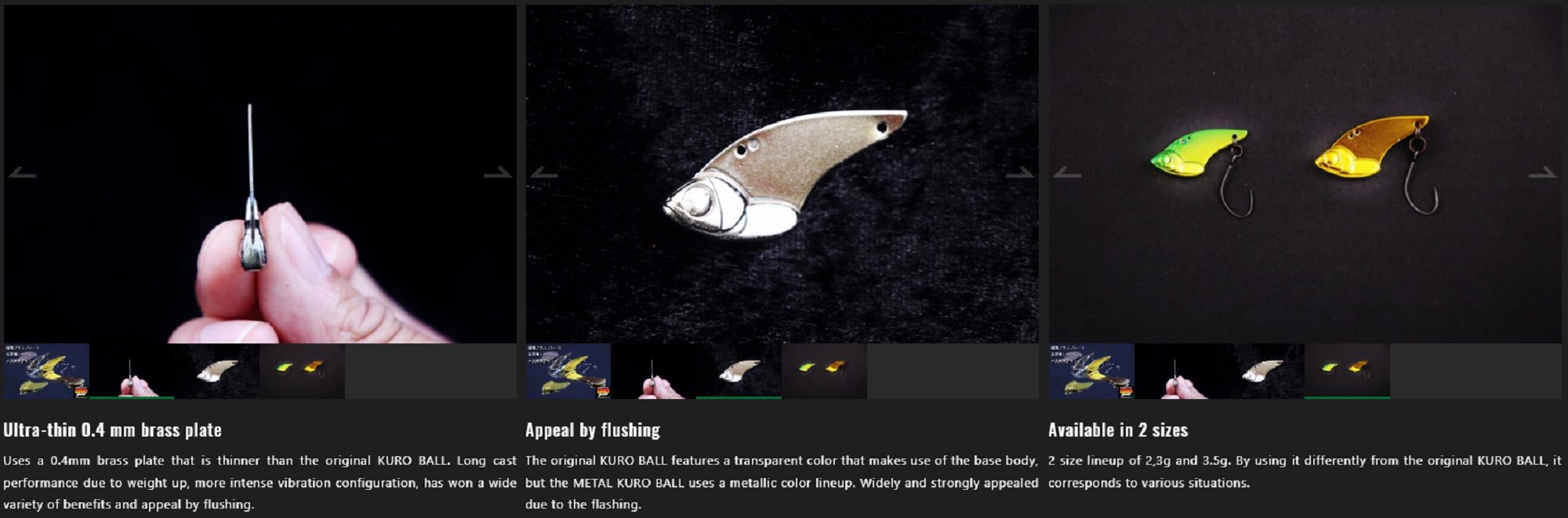 Jackall Kuro Ball 3.0 grams Sinking Lure Shobokure Red Glow (5497)
