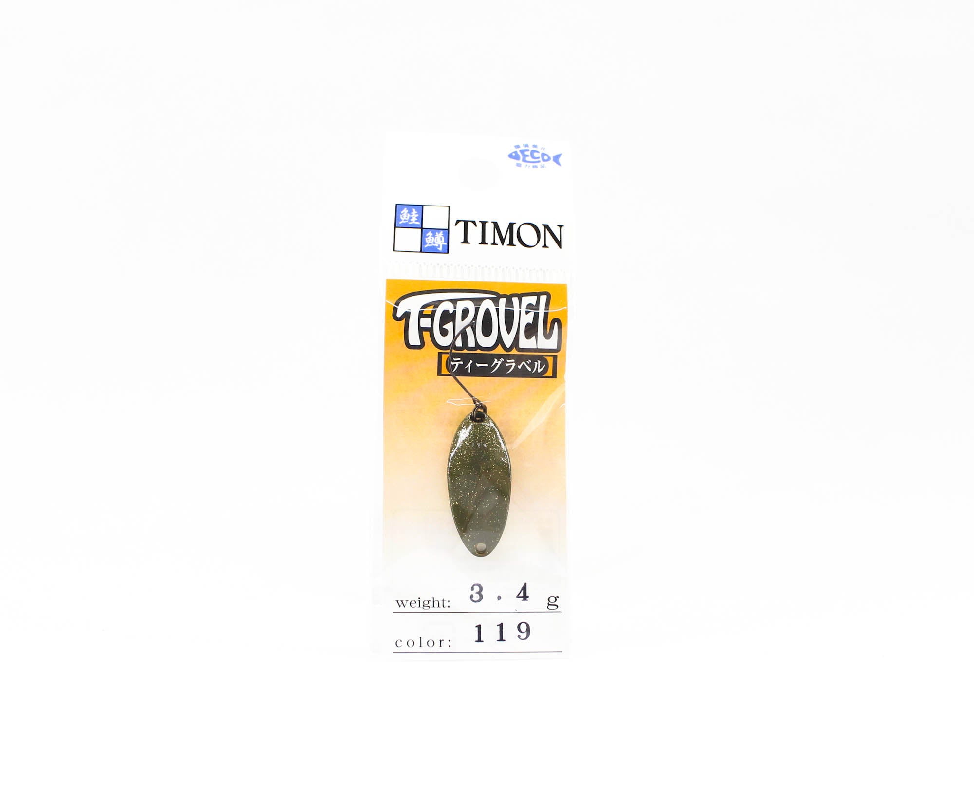 Jackall Timon T Grovel Trout Spoon 3.4 Grams 119 Tackey G Pellet (6098)