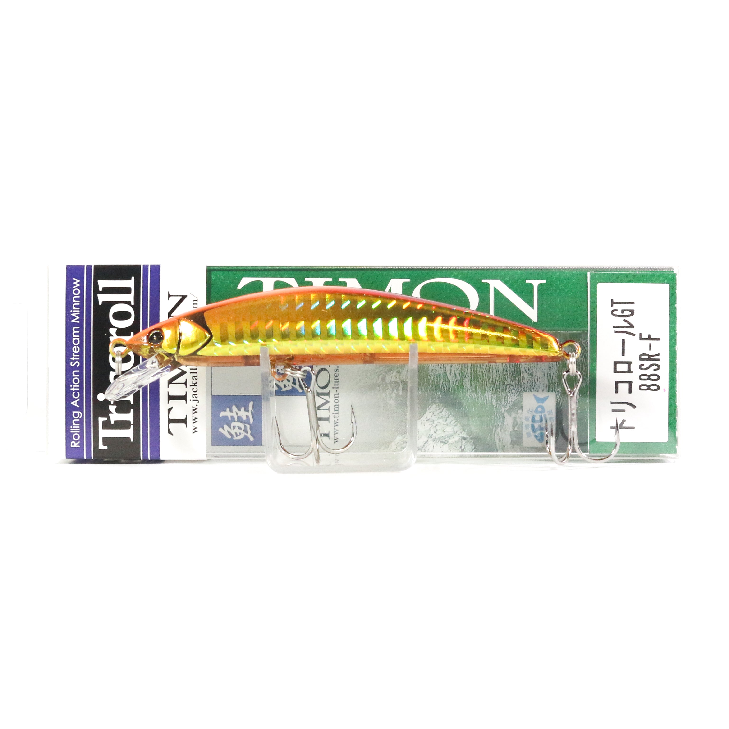 Jackall Timon Tricoroll GT 88 SR-F Floating Lure Sight Red & Gold (9112)