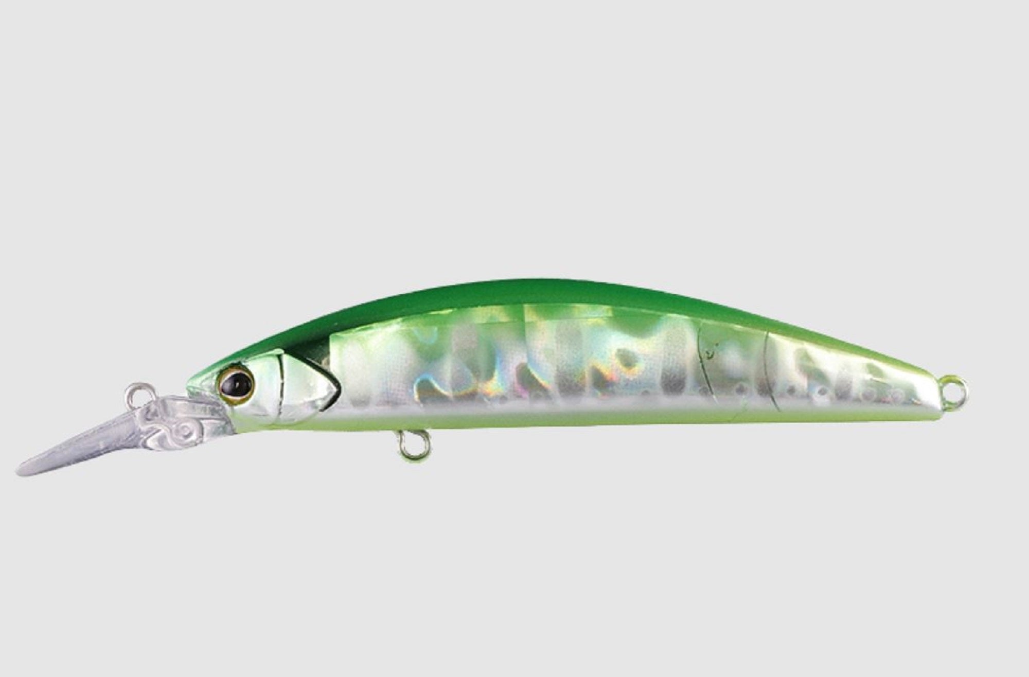 Jackall Timon Tricoroll GT 72 MD-F Floating Lure Flash Green Back (9280)
