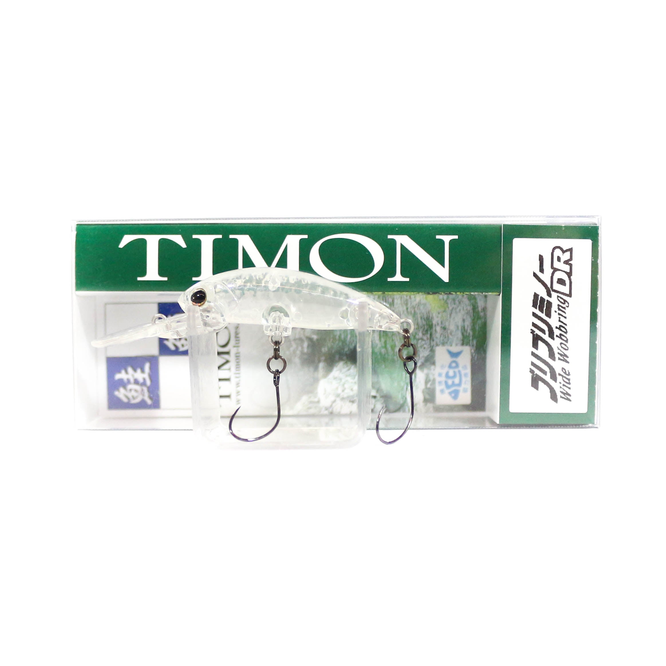 Jackall Timon Buri Buri Minnow DR 40 mm Floating Lure Clear (9525)