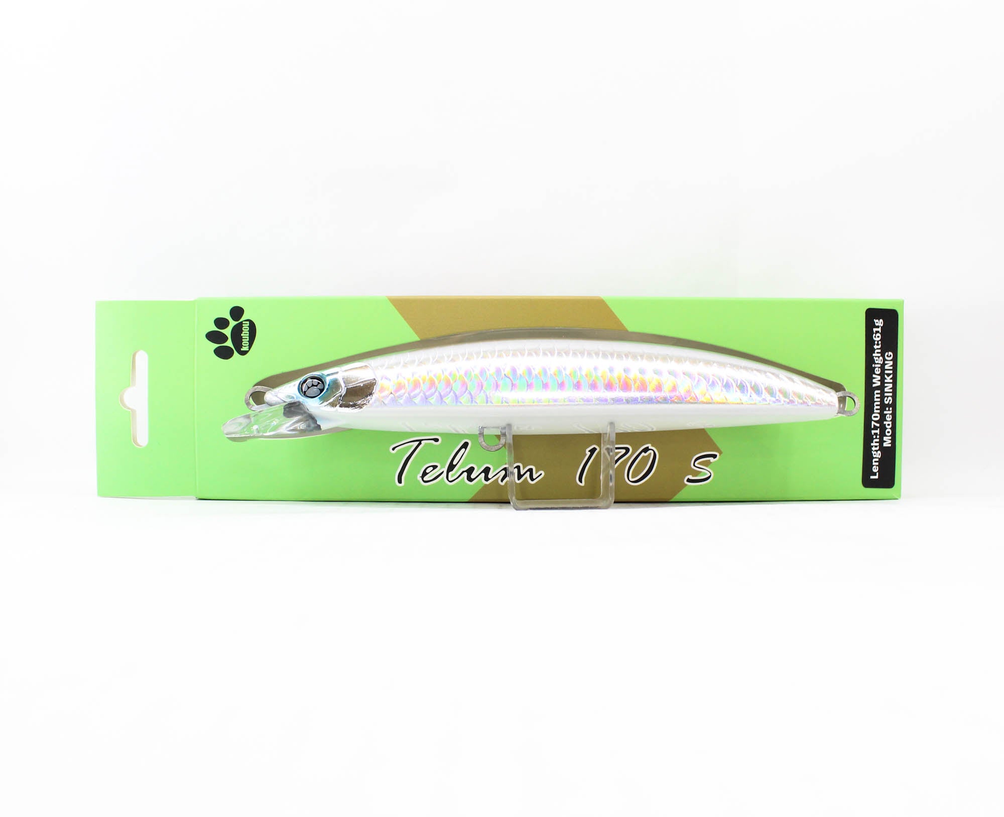 KM Kobo Talem 170mm 61 gram Sinking Lure Silver Glow (7307)