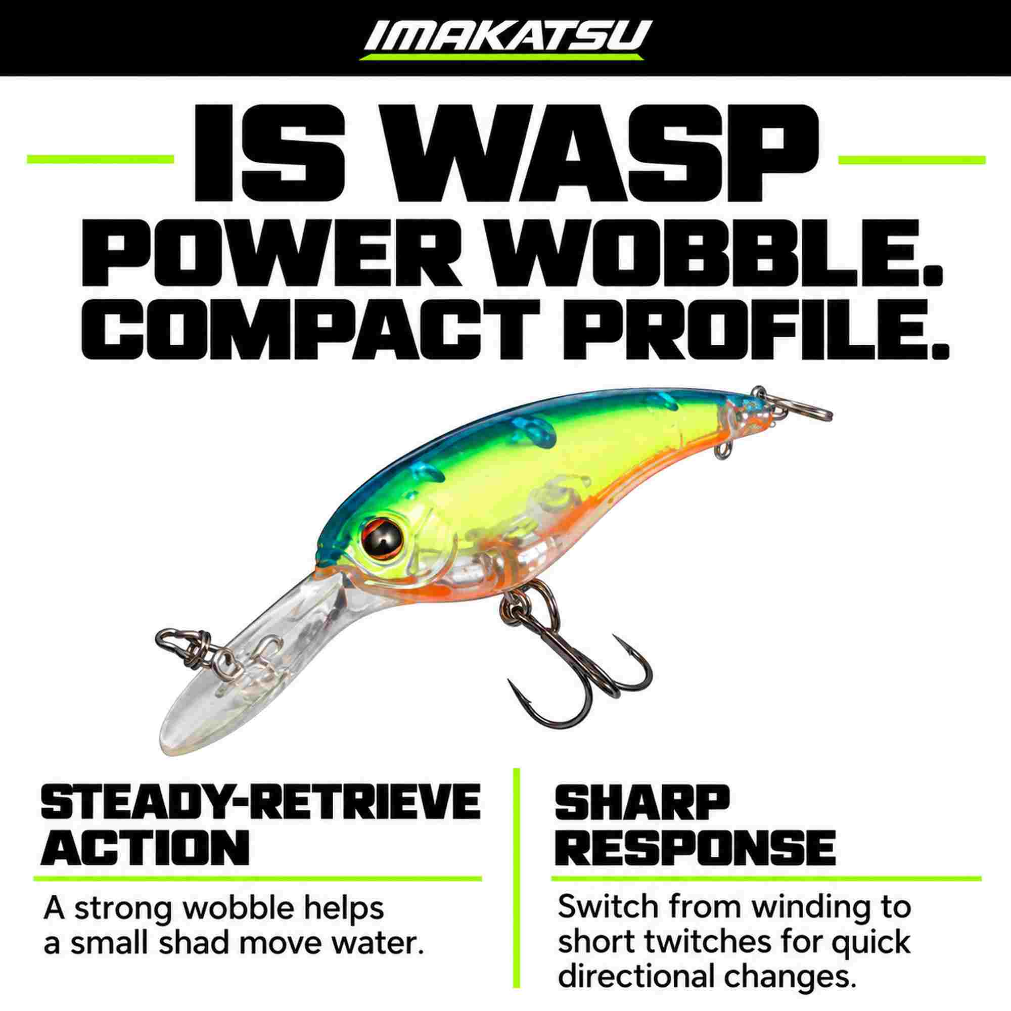Imakatsu IS Wasp 55 3DR Suspend Lure 718 (1910)