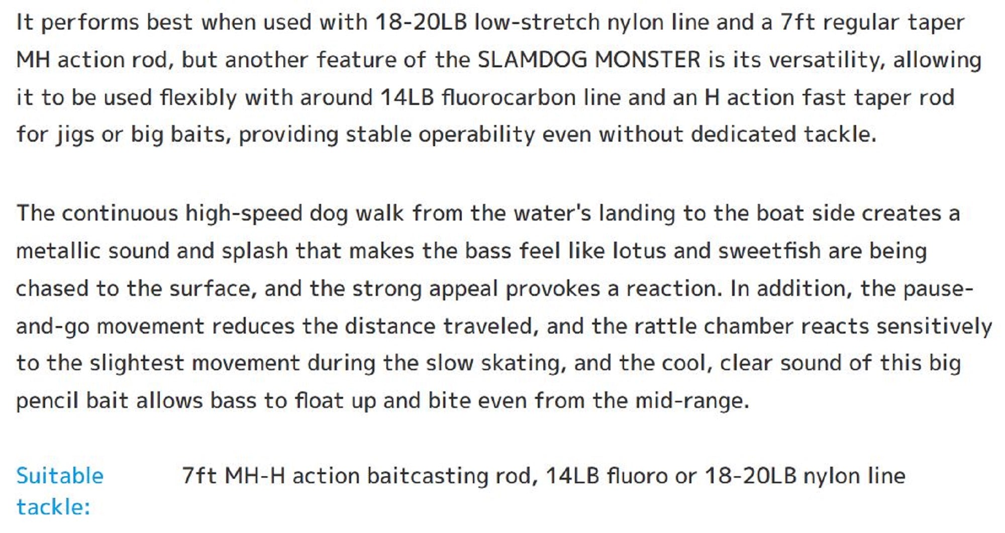 Imakatsu Slam Dog 3D Realism SW 145 mm 40 grams Floating Lure 993 (6571)