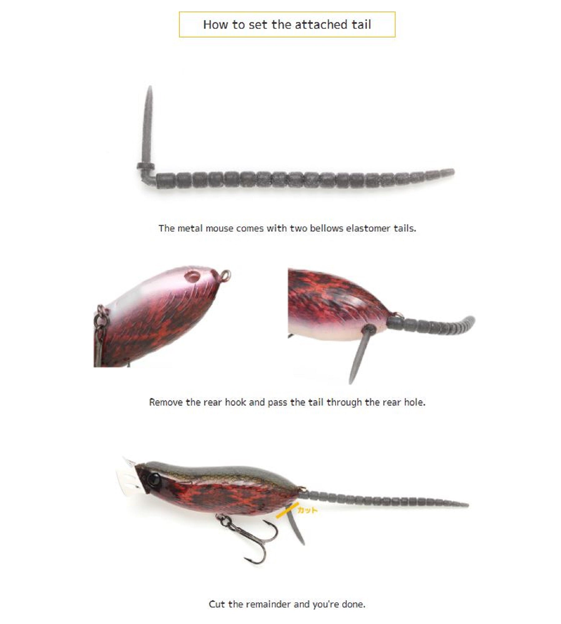 Imakatsu Metal Mouse 70 mm 15 grams Floating Lure 776 (8476)