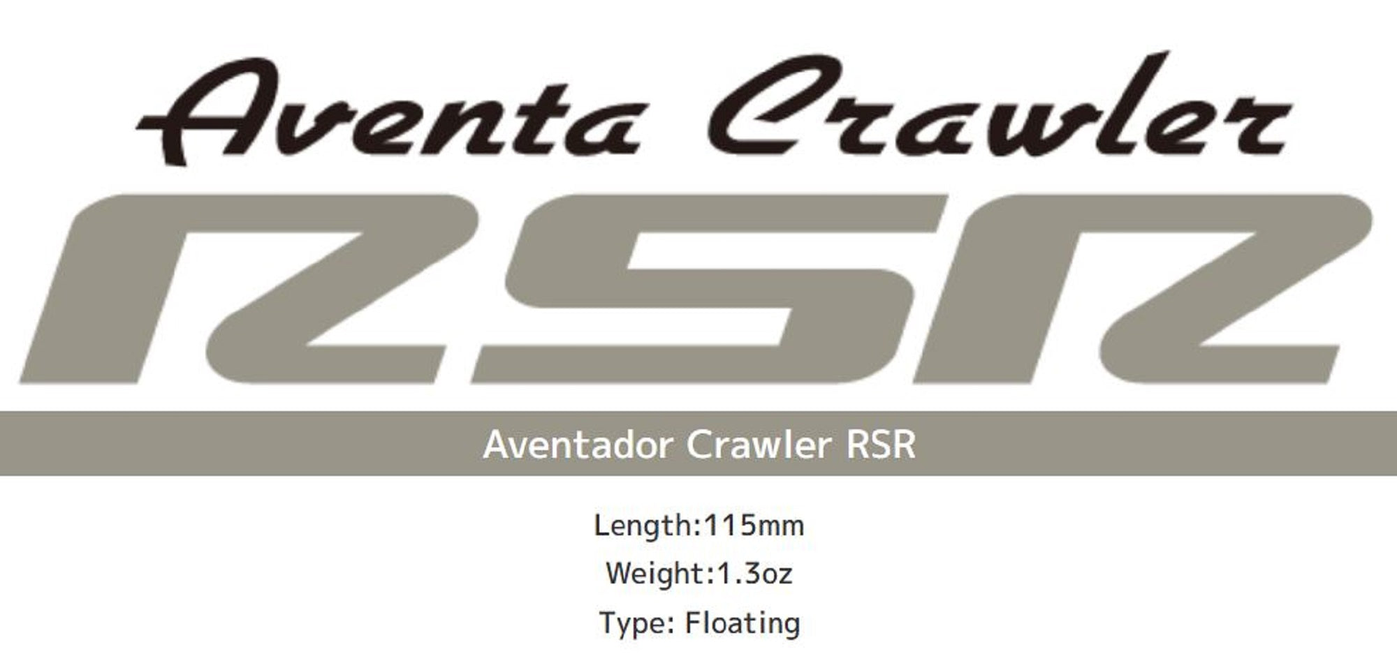 Imakatsu Aventa Crawler RSR 115 mm 1.3 oz Floating Lure 19 (9183)