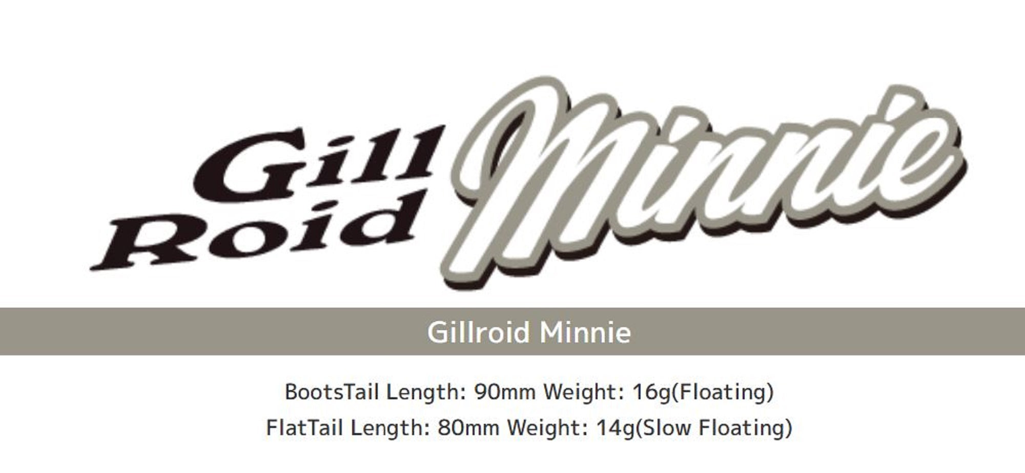 Imakatsu Gillroid Minnie 3D Realism 90mm 16 grams Floating Lure 932 (9596)