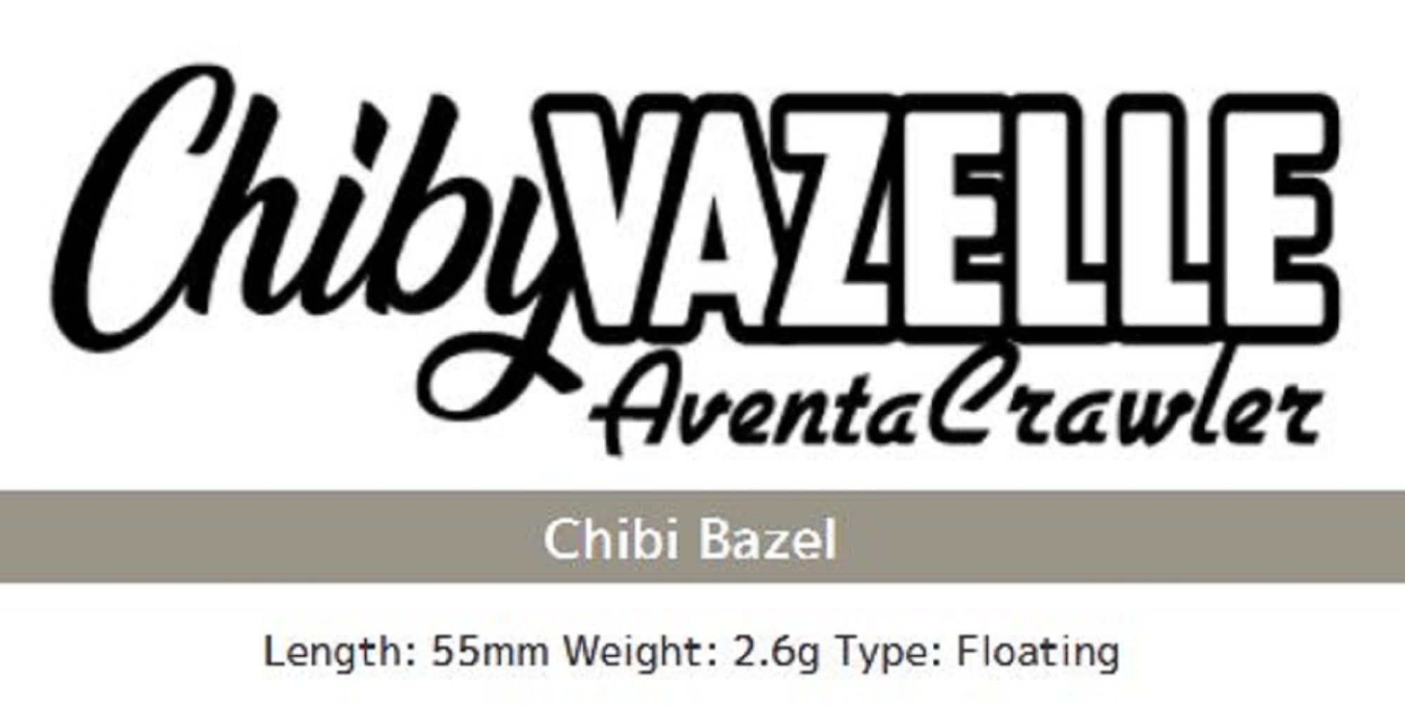 Imakatsu Aventa Vazelle Chiby 55mm 2.6 grams Floating Lure 885 (6529)