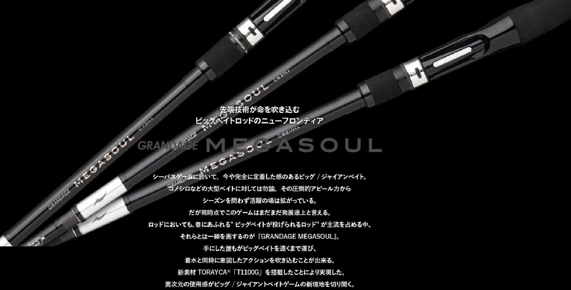 Apia Rod Baitcast Grandage Megasoul 62HH+ (3109)