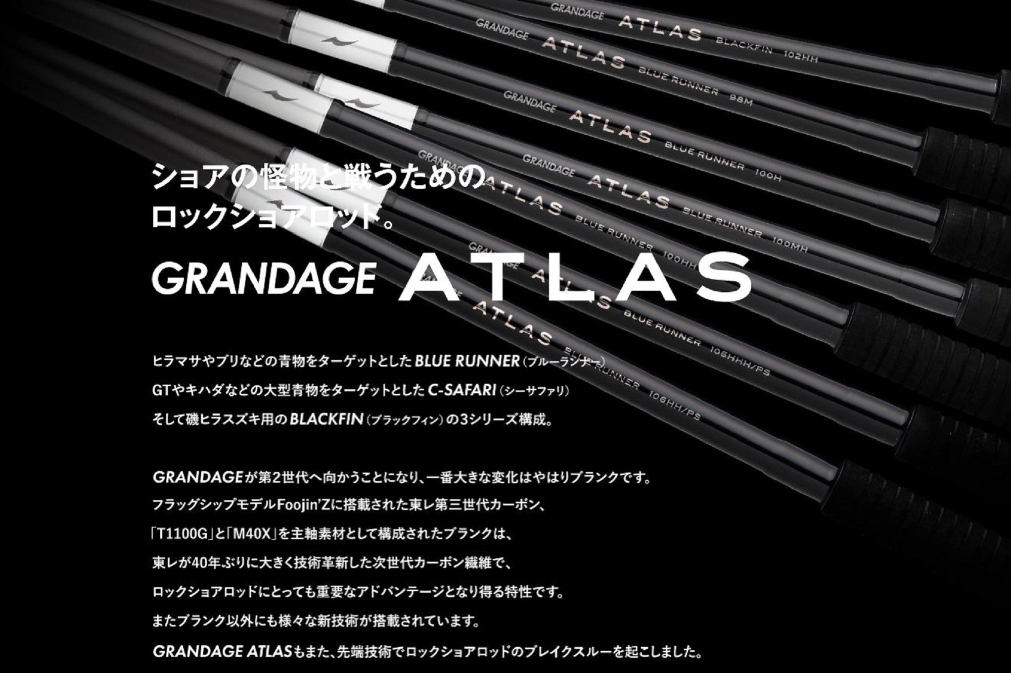 Apia Rod Spinning Grandage Atlas Sea Safari 100GT (5837)