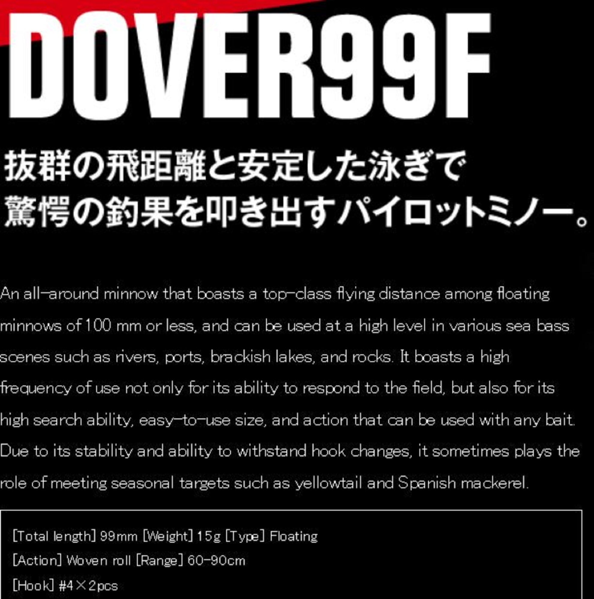 Apia Dover 99 F Floating Lure 19 (7497)