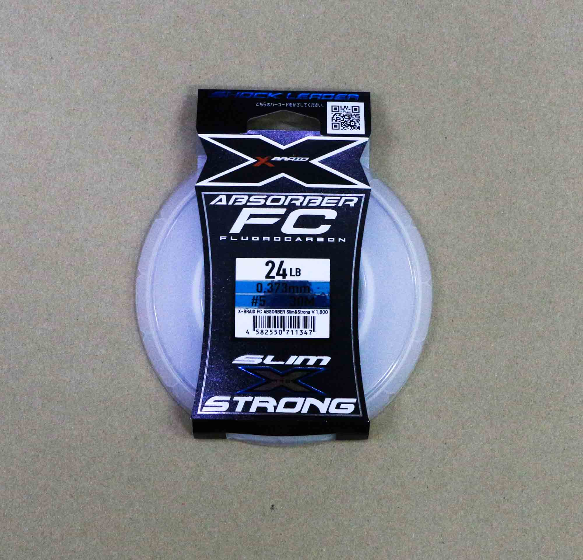 YGKxBraid Absorber Fluorocarbon SS Slim Strong Line 30m 24lb 0.373mm (1347)