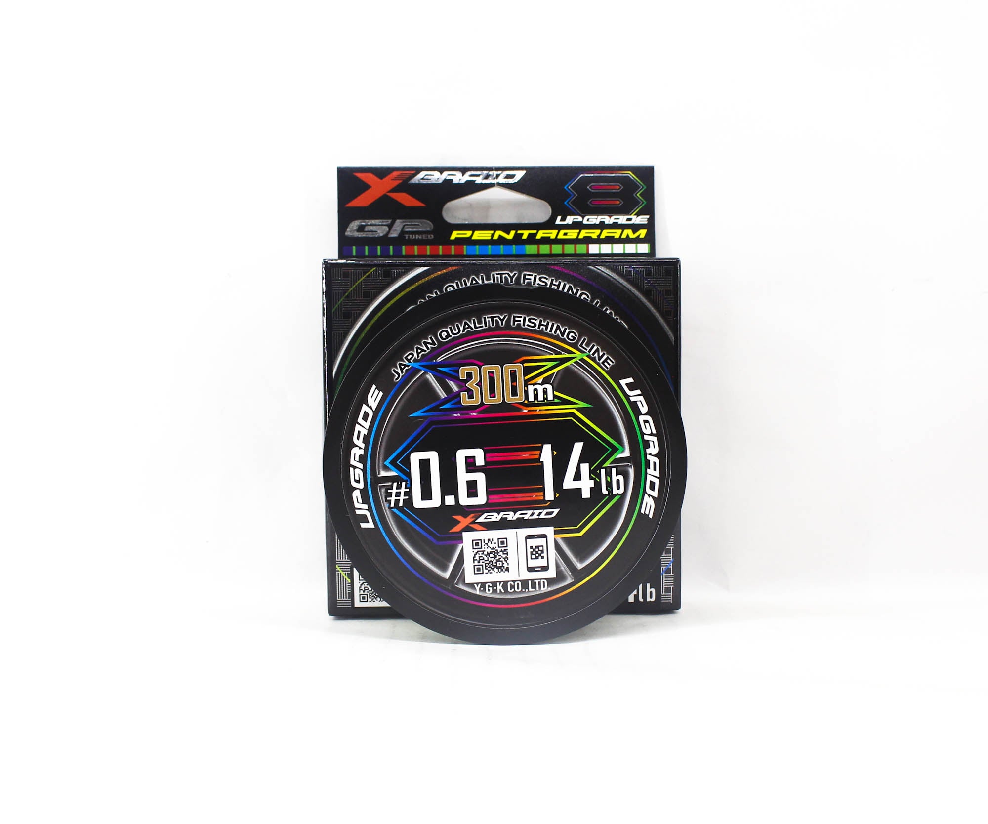 YGK P.E Line X Braid Upgrade Pentagram X8 300m P.E 0.6 14lb (3075)
