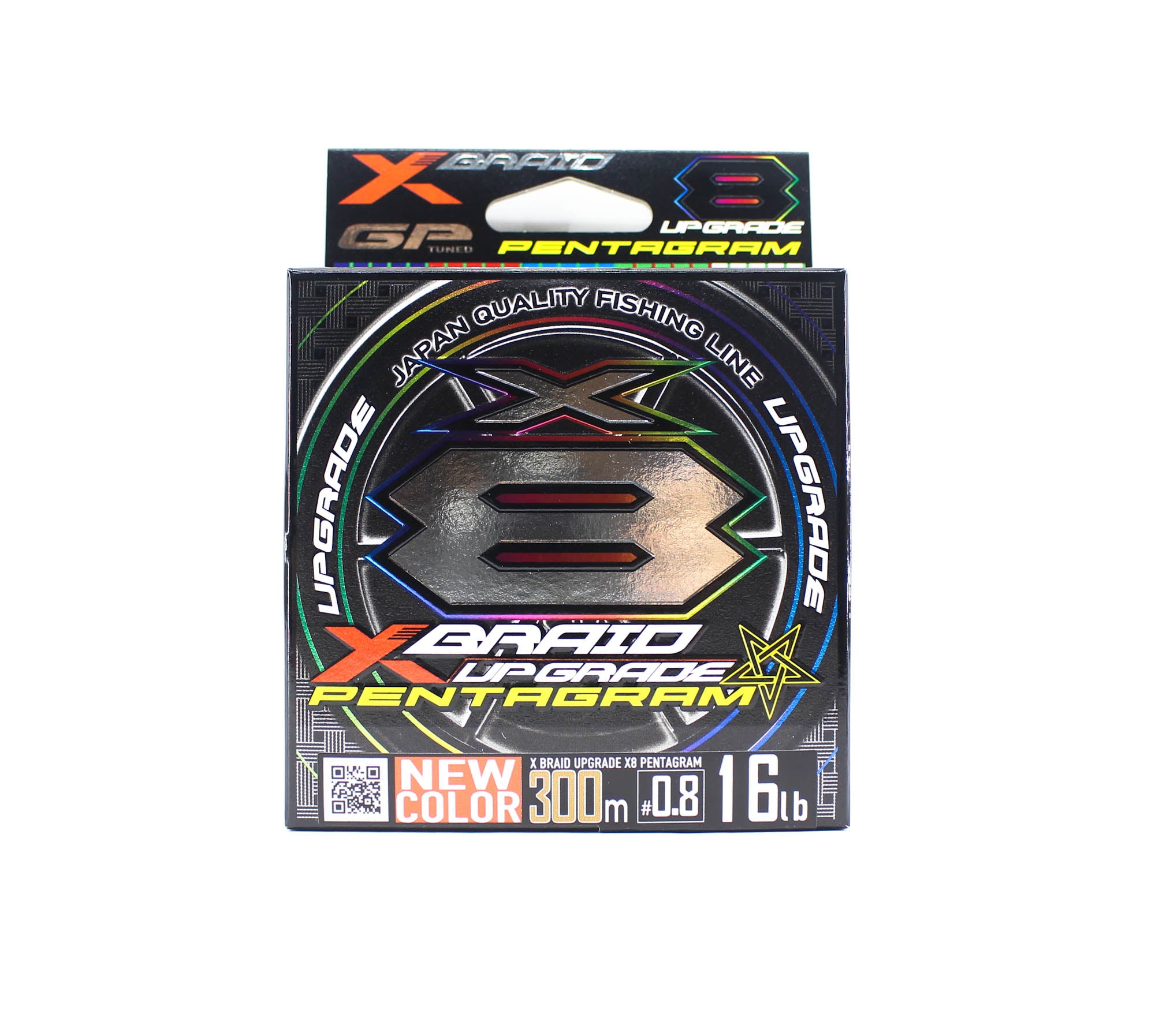 YGK P.E Line X Braid Upgrade Pentagram X8 300m P.E 0.8 16lb (3082)