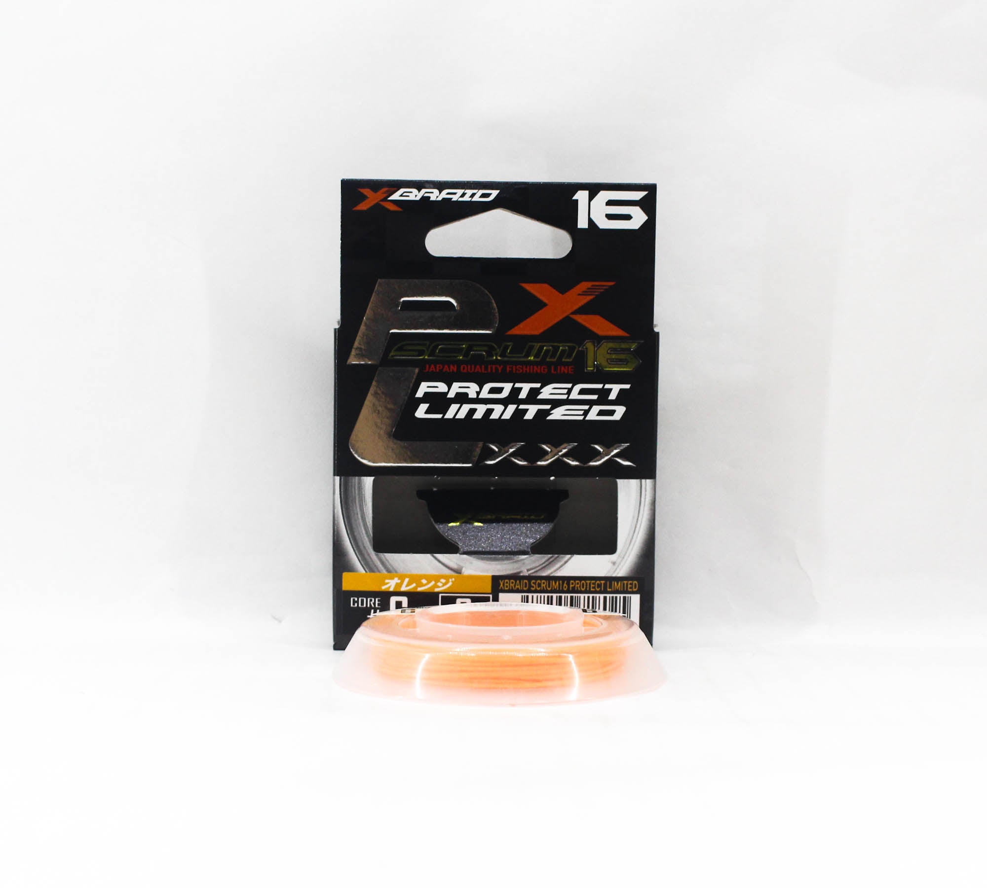 YGK Scrum Assist Line 16 Braid Protect Limited 6m Size 6 Orange (8025)