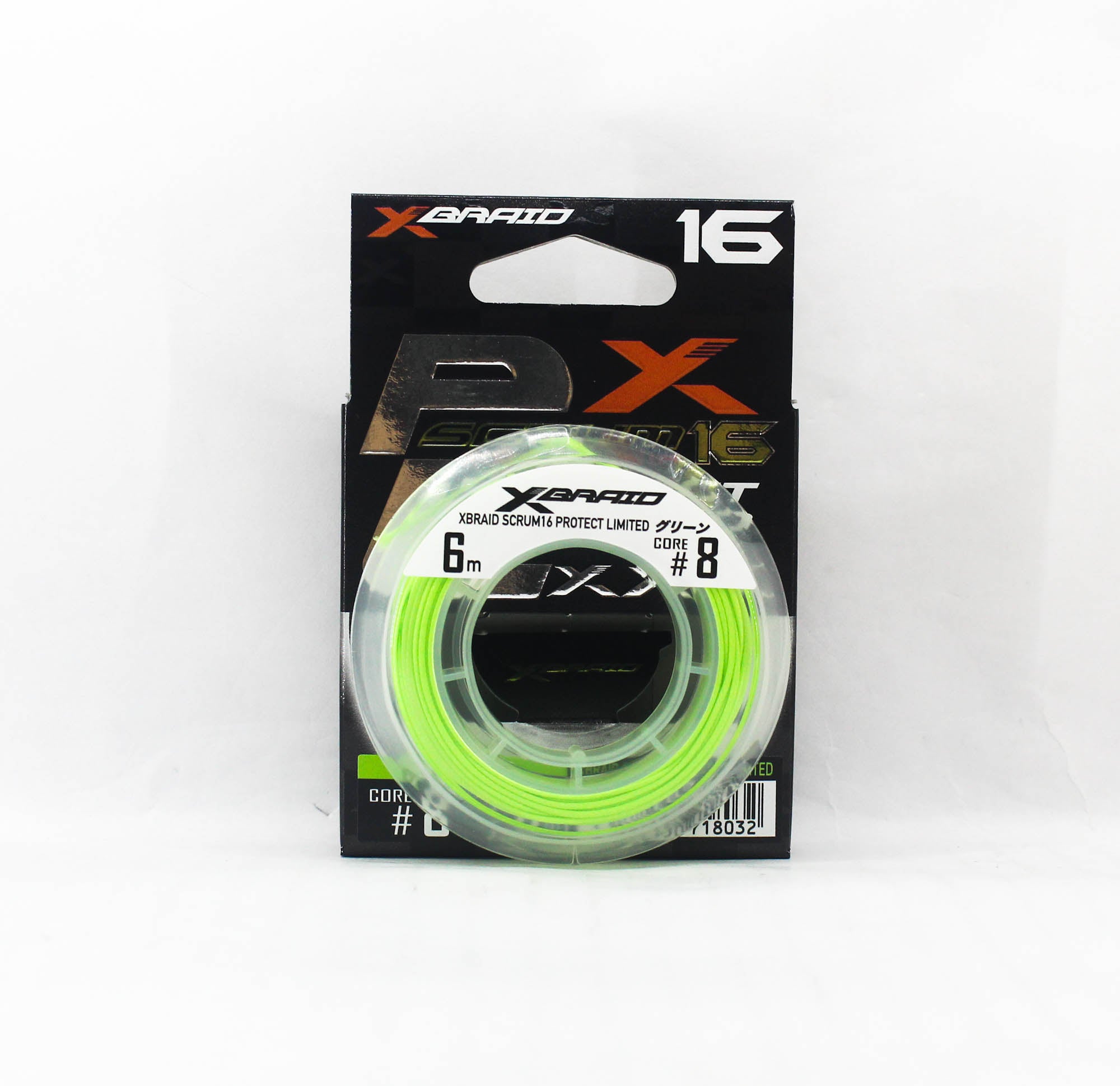 YGK Scrum Assist Line 16 Braid Protect Limited 6m Size 8 Green (8032)