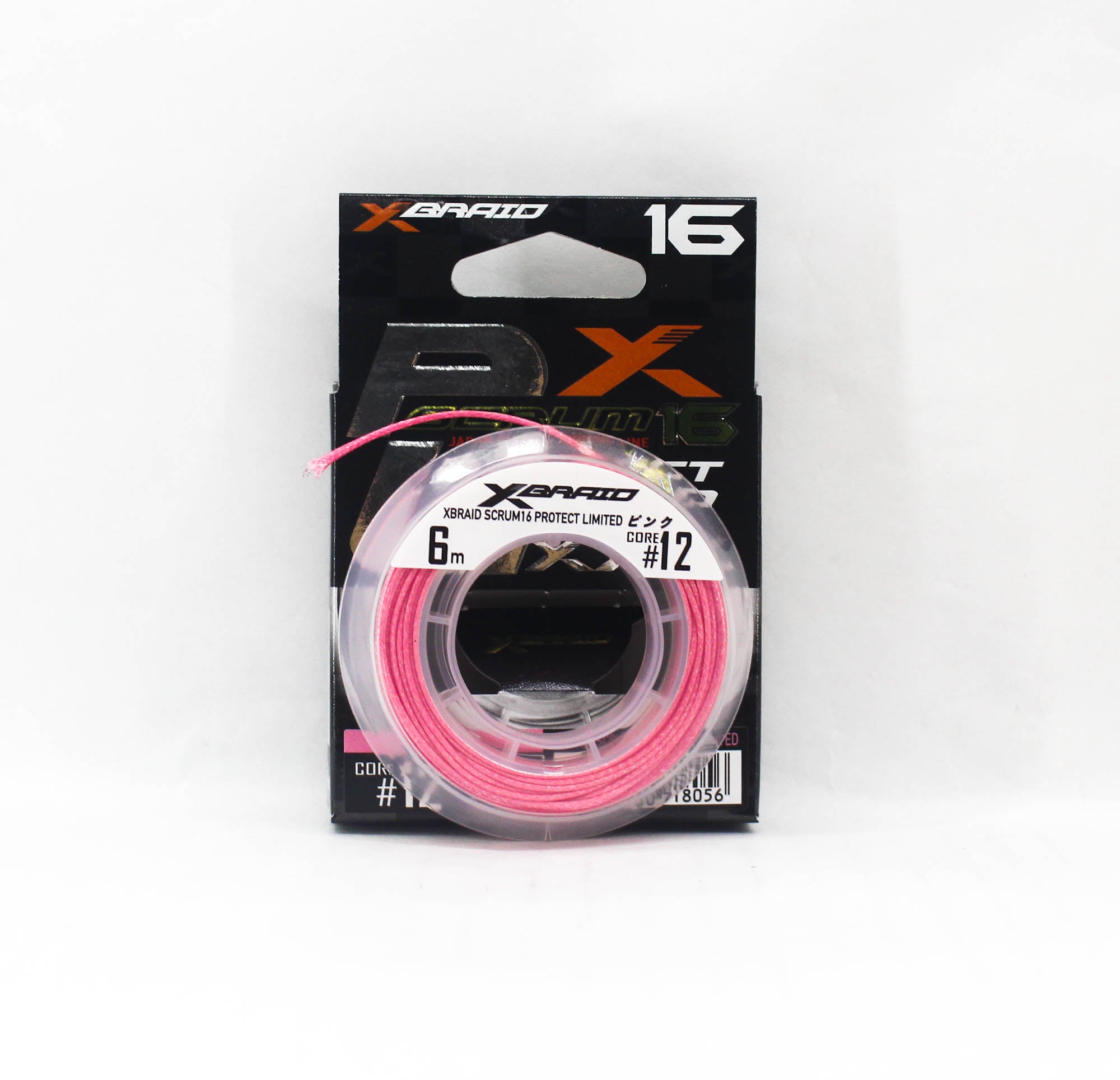 YGK Scrum Assist Line 16 Braid Protect Limited 6m Size 12 Pink (8056)