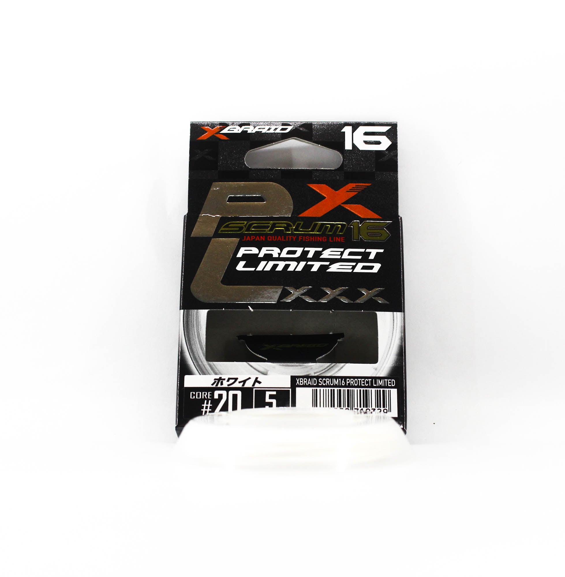 YGK Scrum Assist Line 16 Braid Protect Limited 5m Size 20 White (9329)
