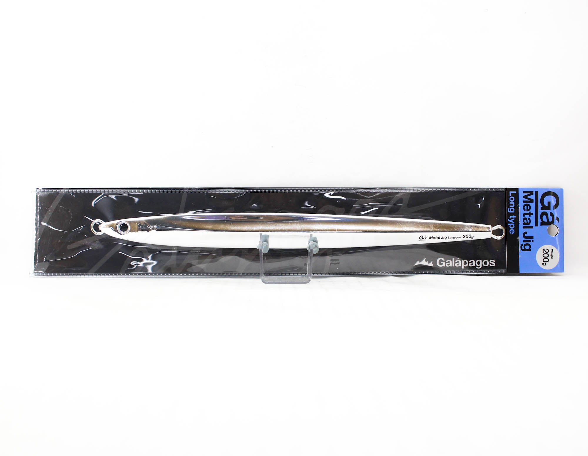 Galapagos Metal Jig Long Type 200 grams Almi Silver (3765)