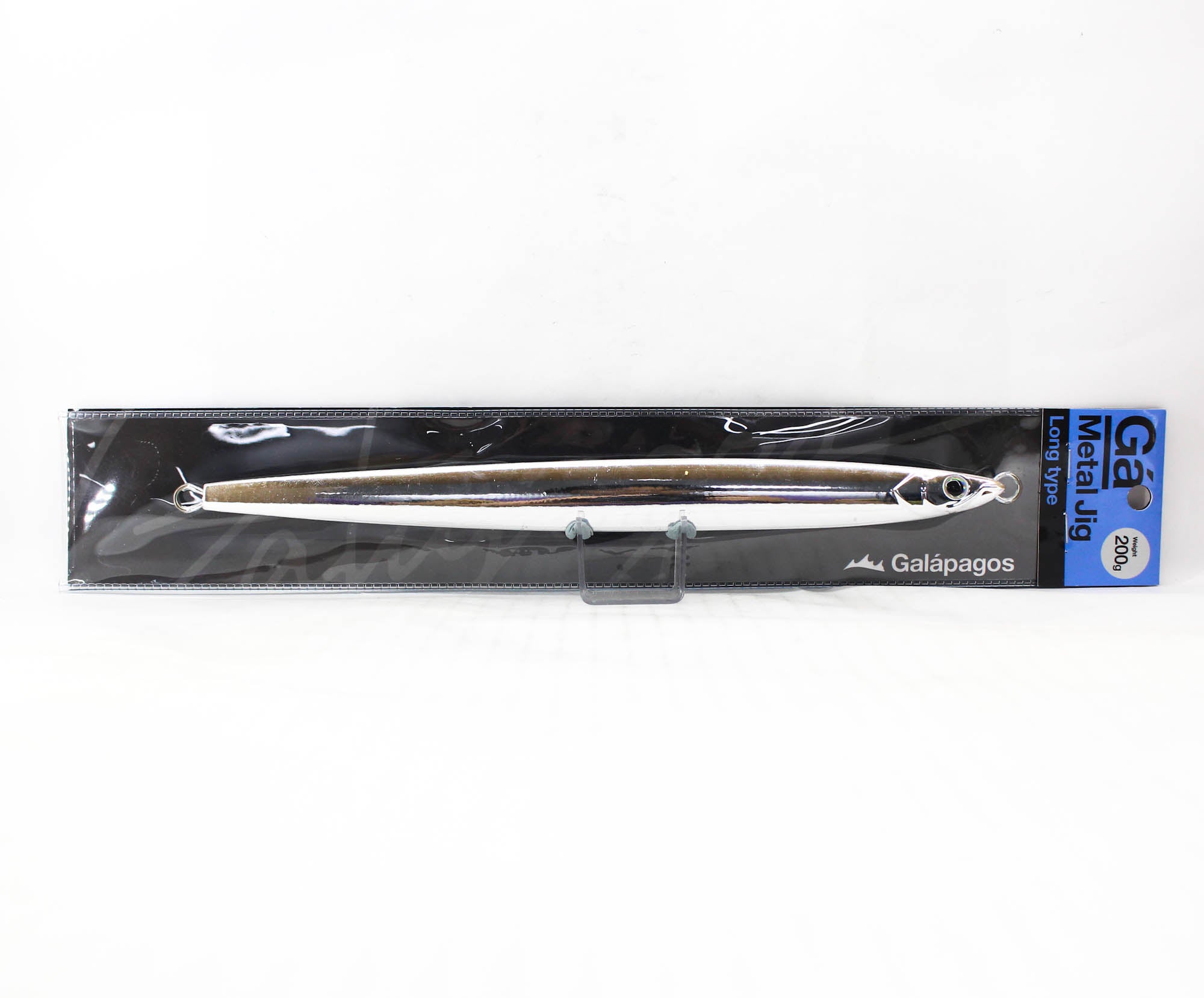 Galapagos Metal Jig Long Type 200 grams Almi Silver (3765)