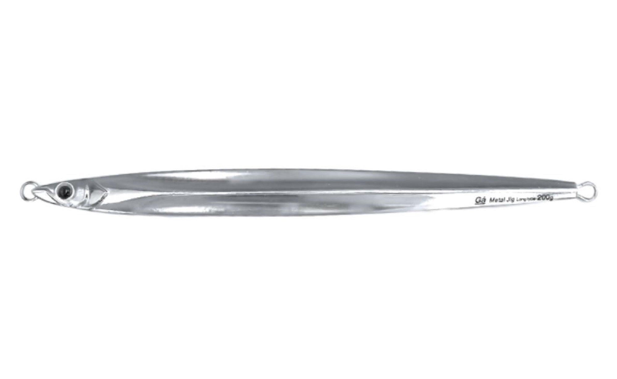 Galapagos Metal Jig Long Type 200 grams Almi Silver (3765)