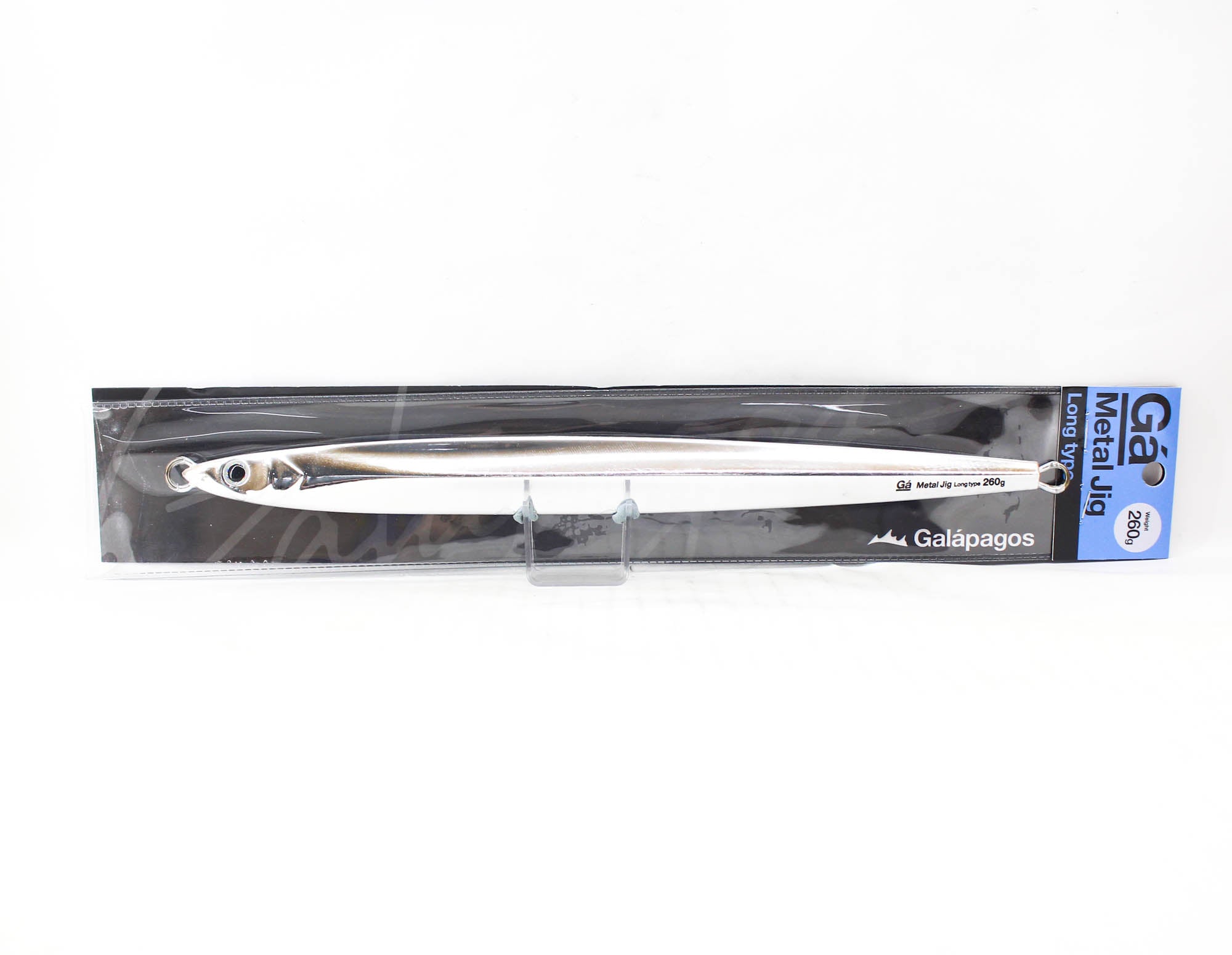 Galapagos Metal Jig Long Type 260 grams Almi Silver (3840)